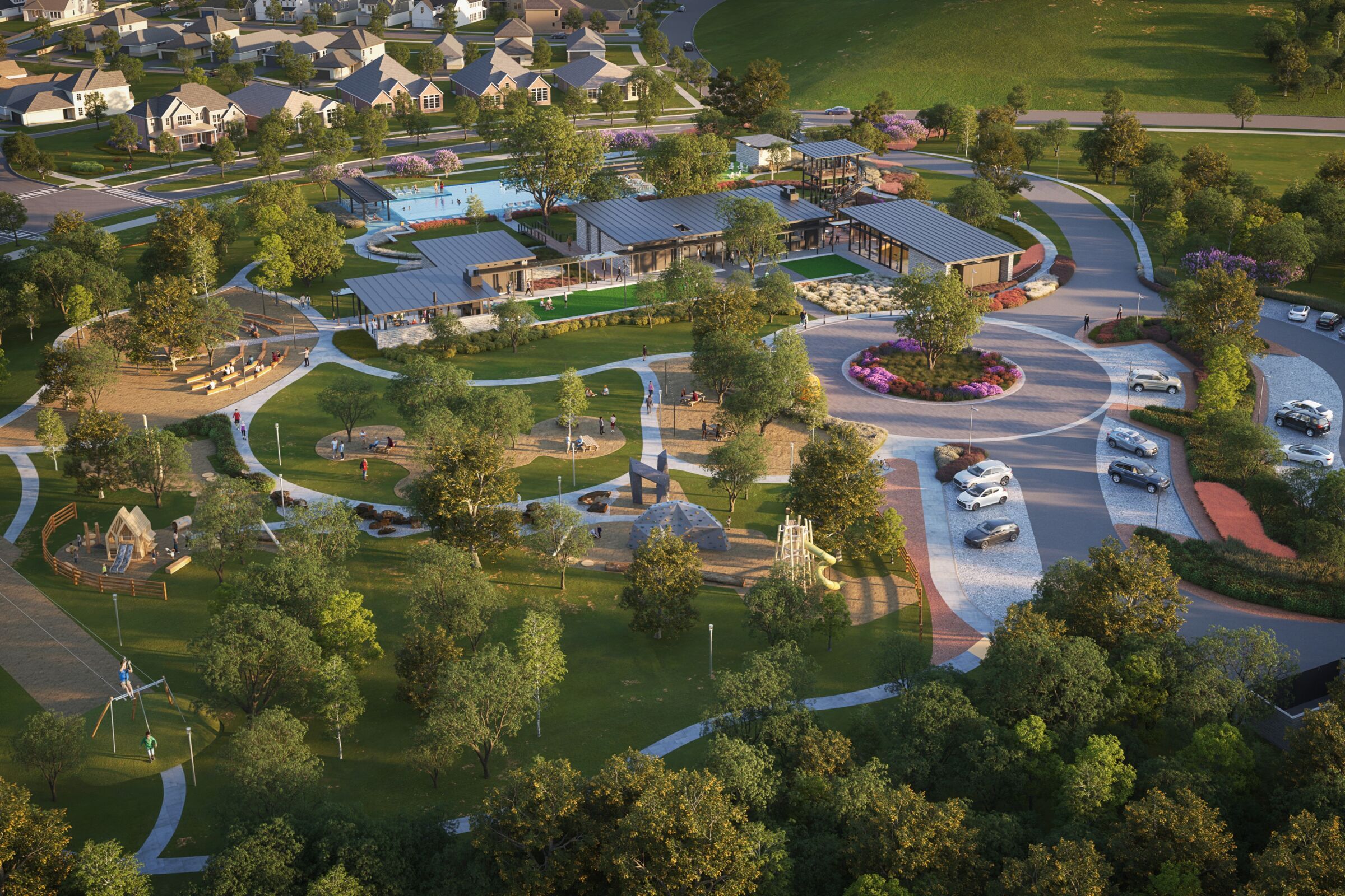 Amenity Center Rendering