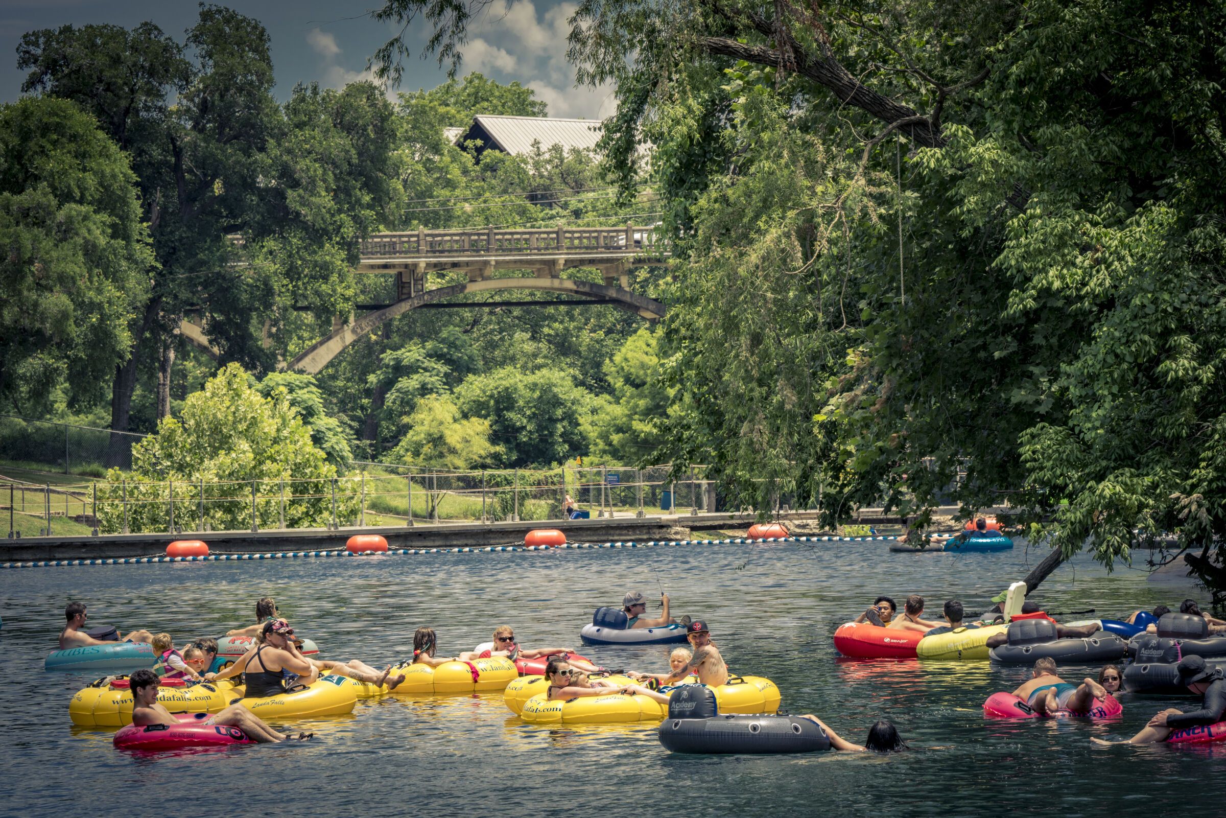 Tubing at the Comal River in New Braunfel