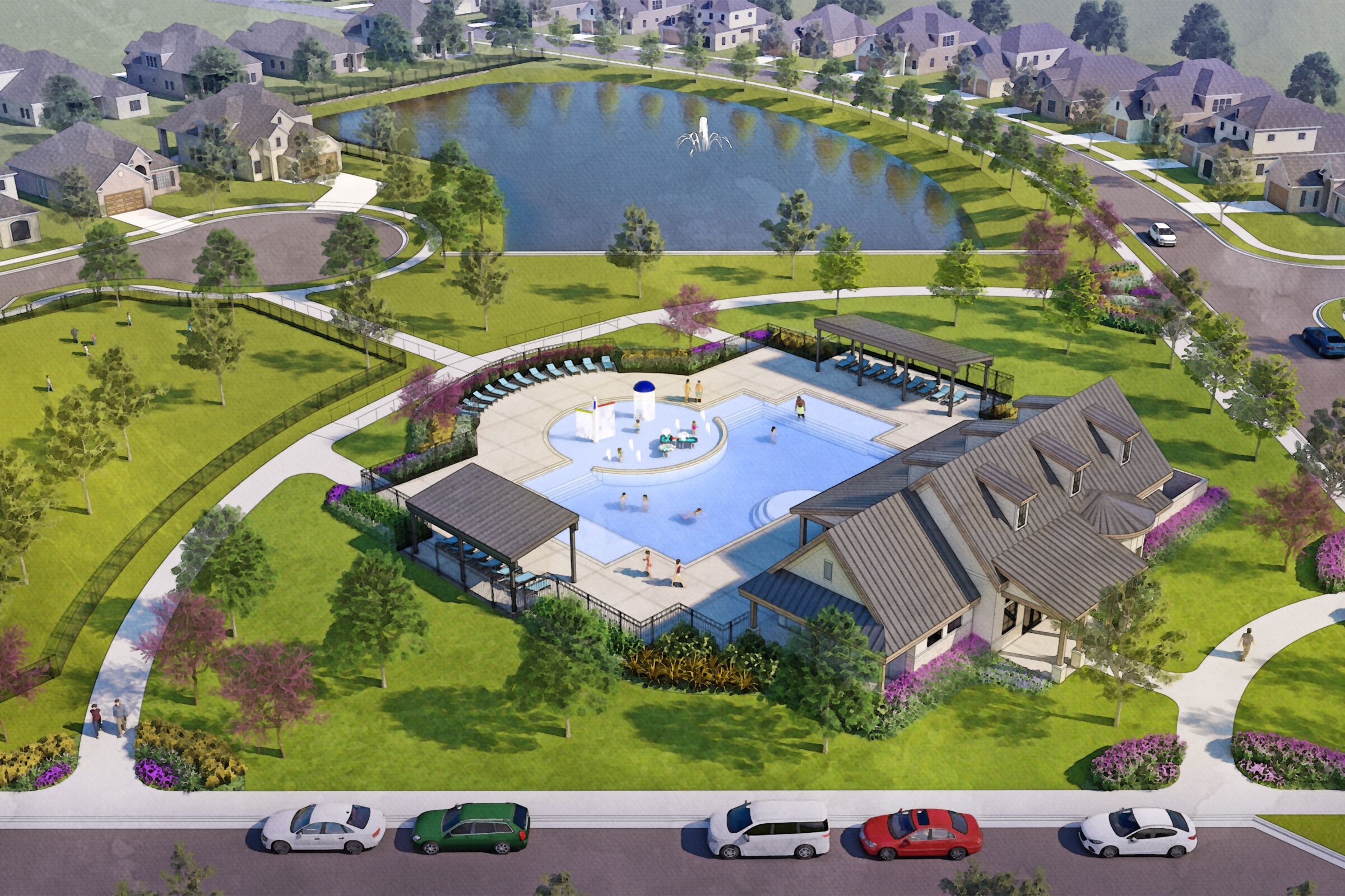Amenity Center Rendering