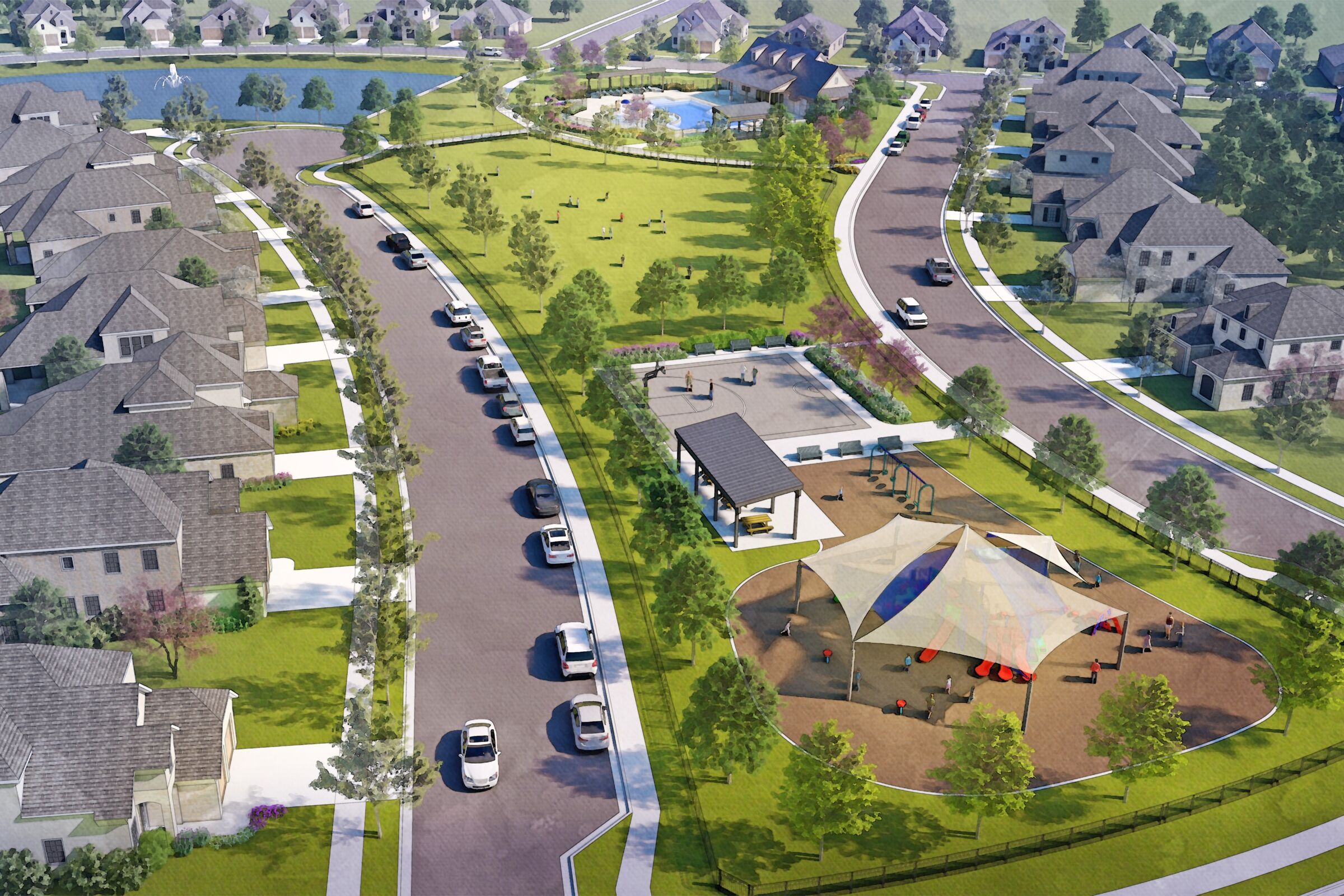 Amenity Center Rendering