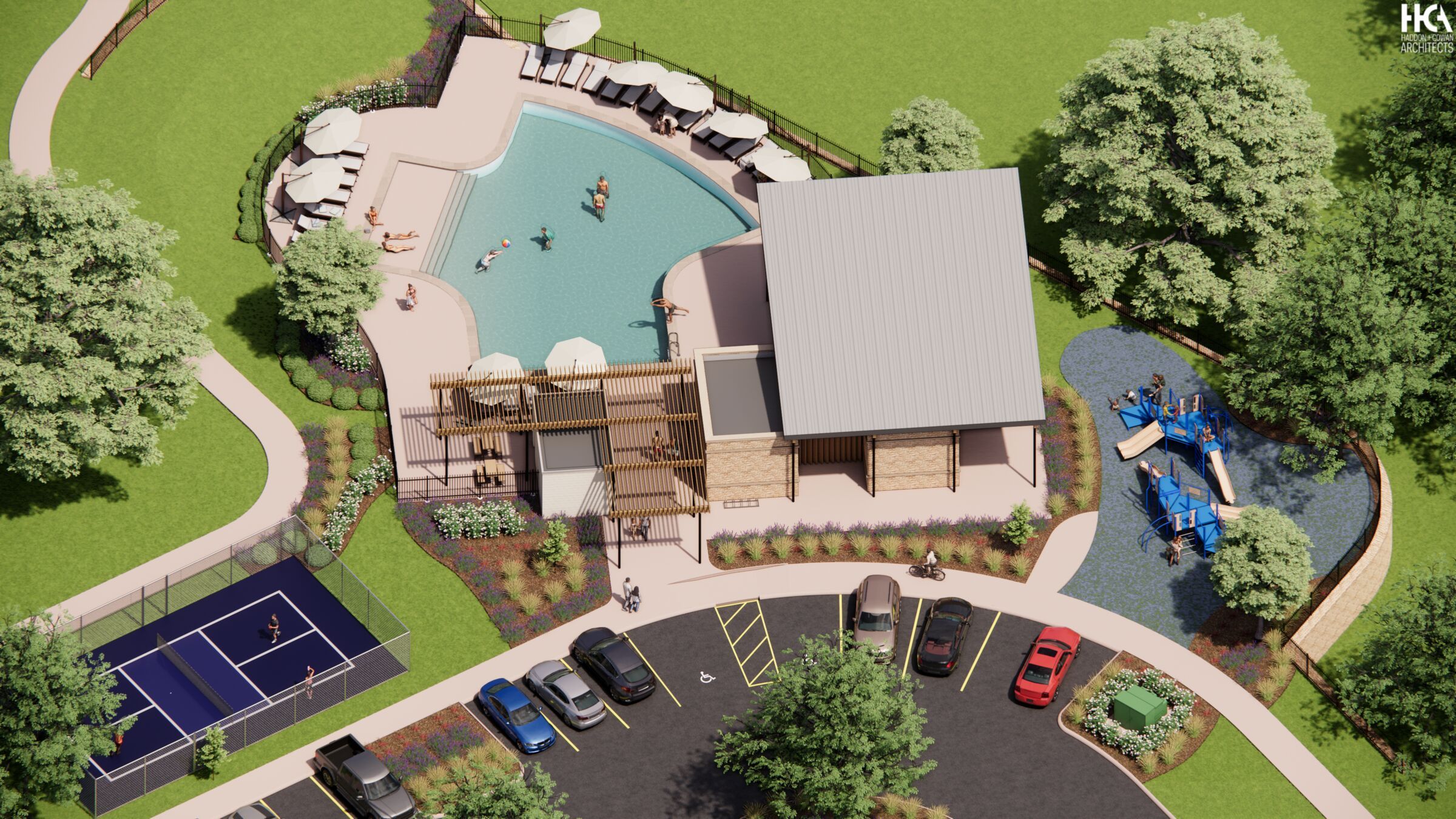 Rendering of Amenities at Colony at Cole Springs