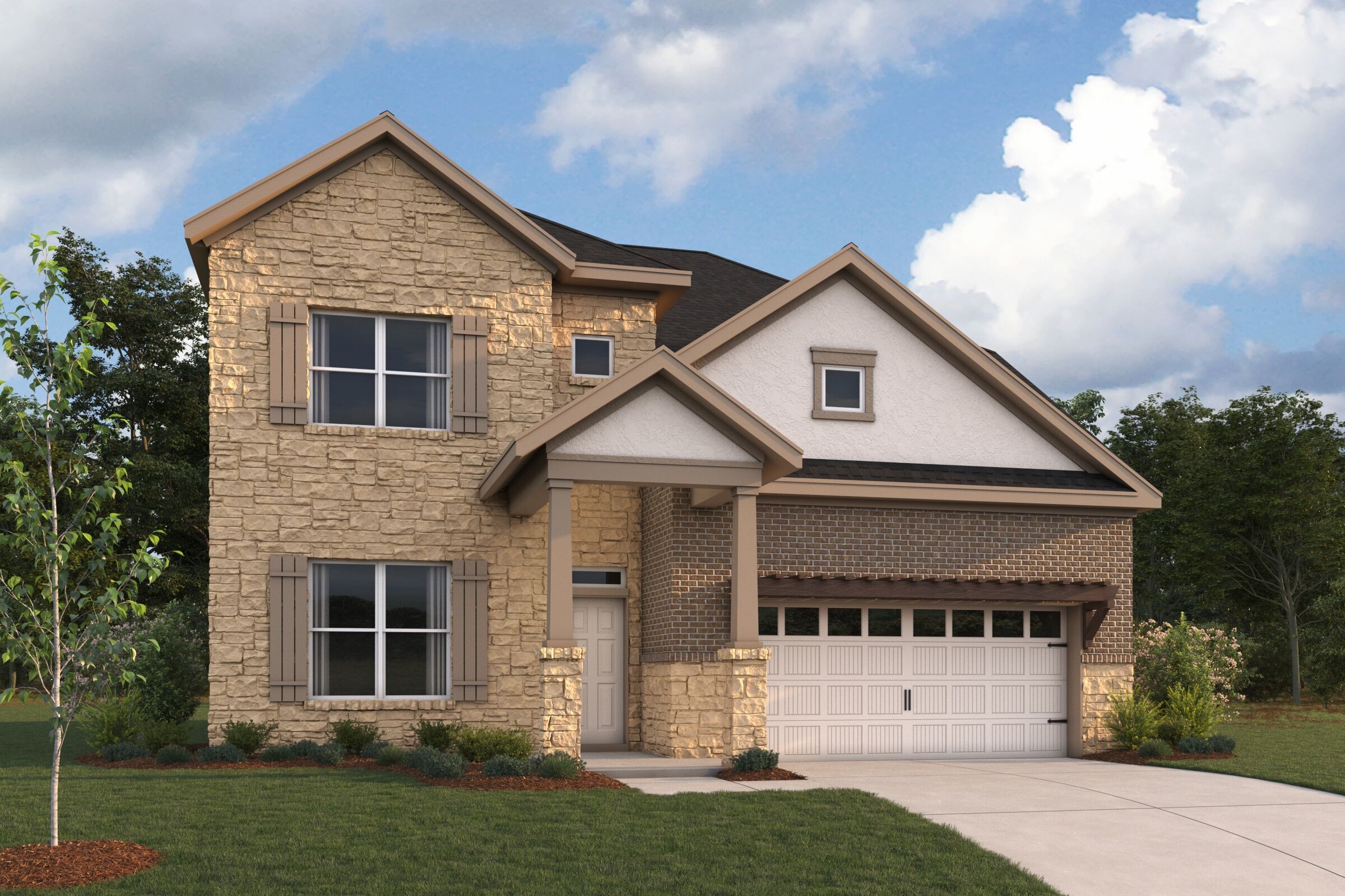 Belmont II - Colony At Cole Springs: Buda, Texas - M/I Homes