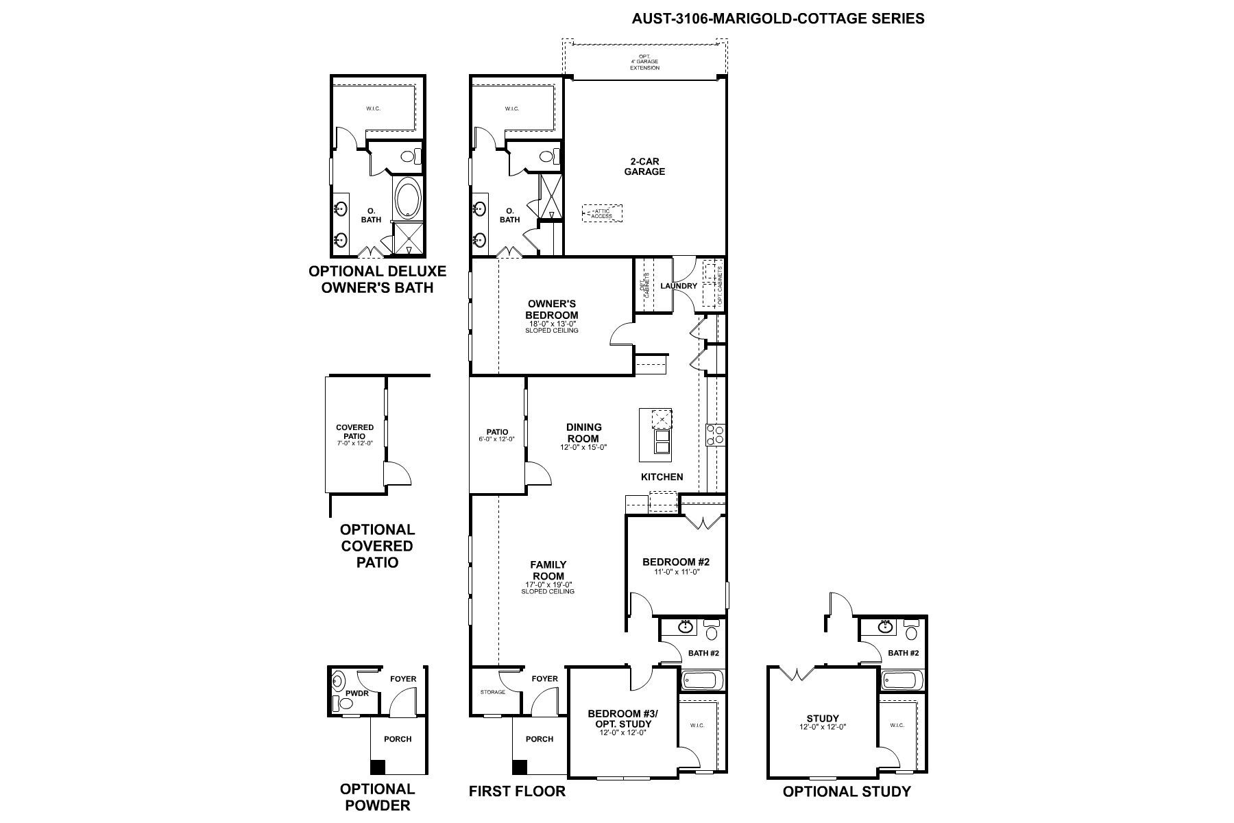 Marigold - Colony At Cole Springs: Buda, Texas - M/I Homes