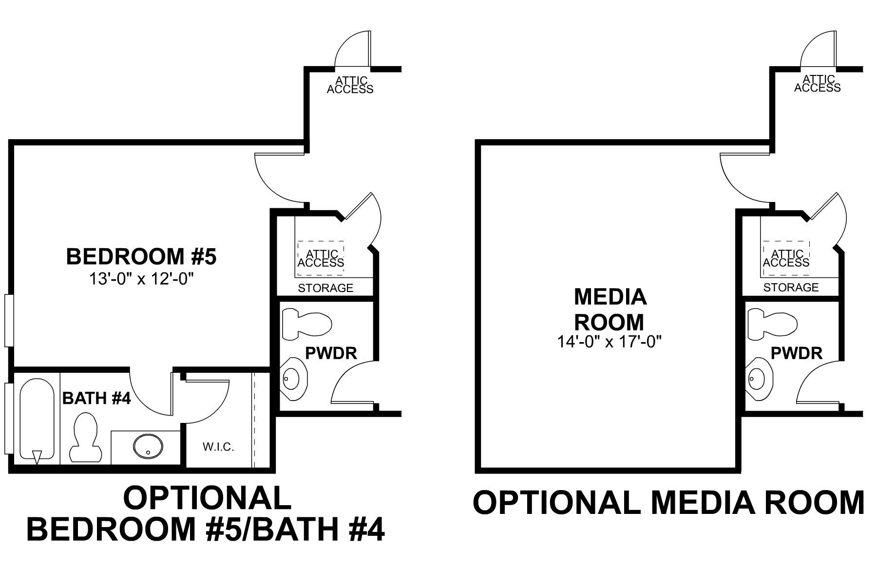 4232 Second Floor Options