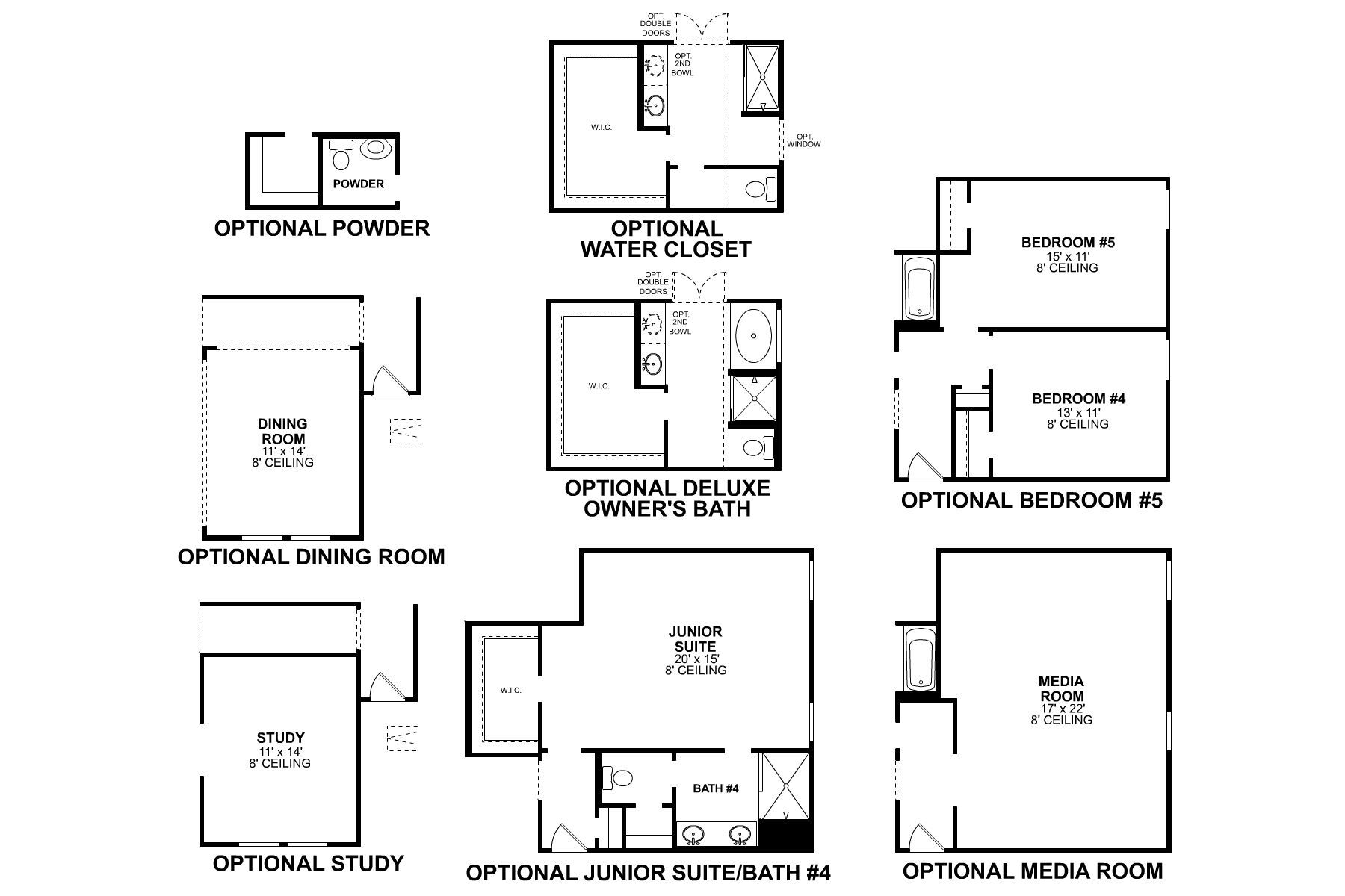 Arlington First Floor Options