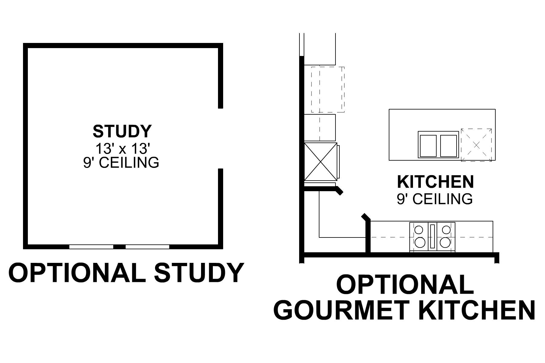 Whitley First Floor Options