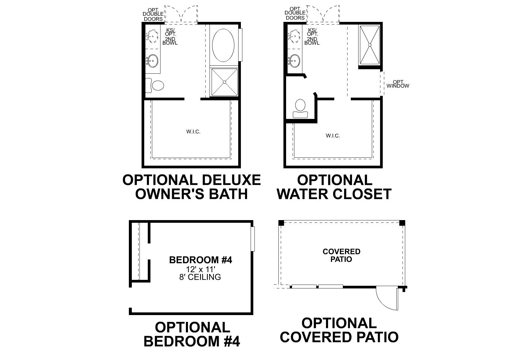 Boone First Floor Options