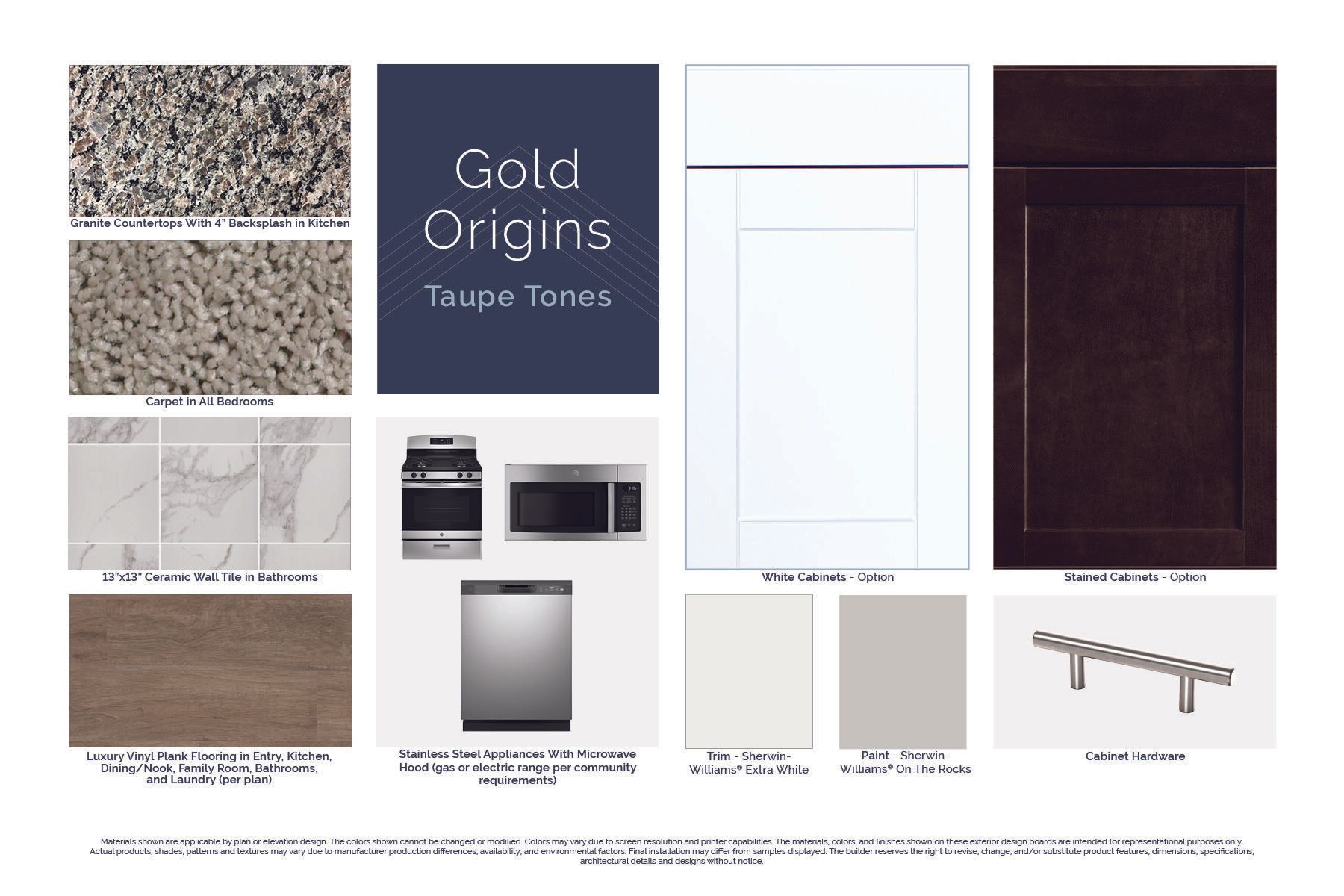 Gold Origins Package - Taupe Tones