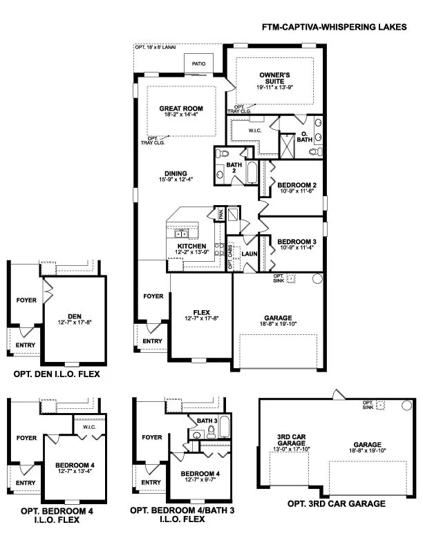 Captiva floor plan layout