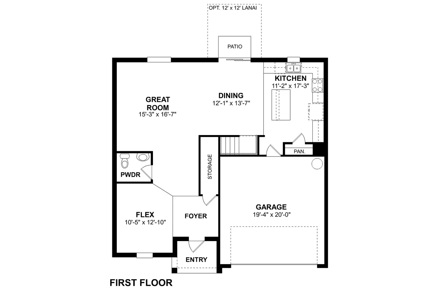 Tortuga floor plan layout