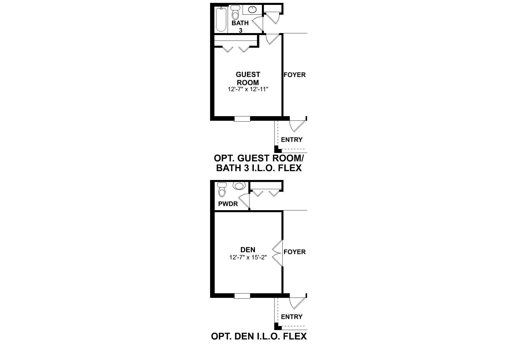 Wisteria First Floor Options