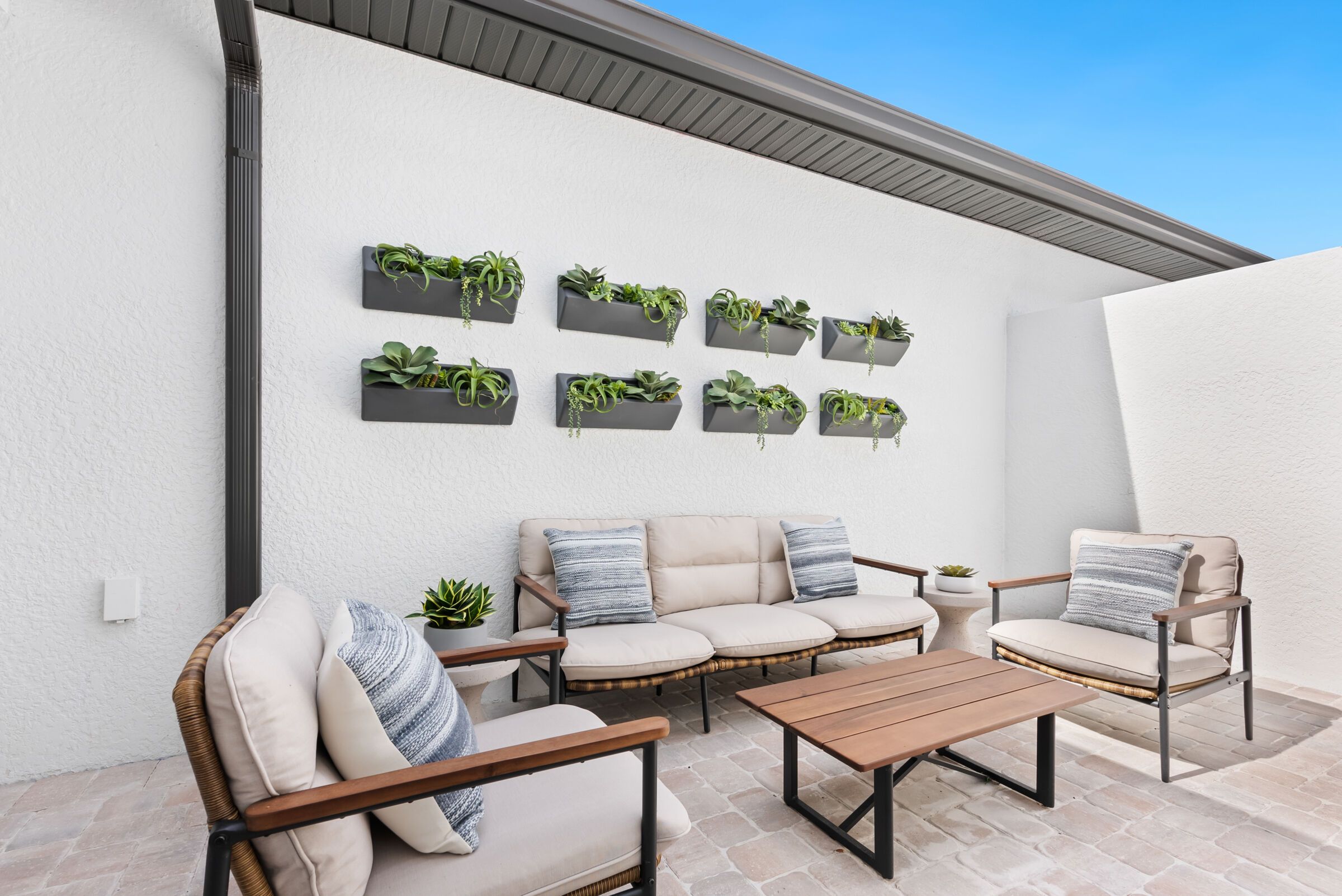 Back Private Courtyard - Representational Photo