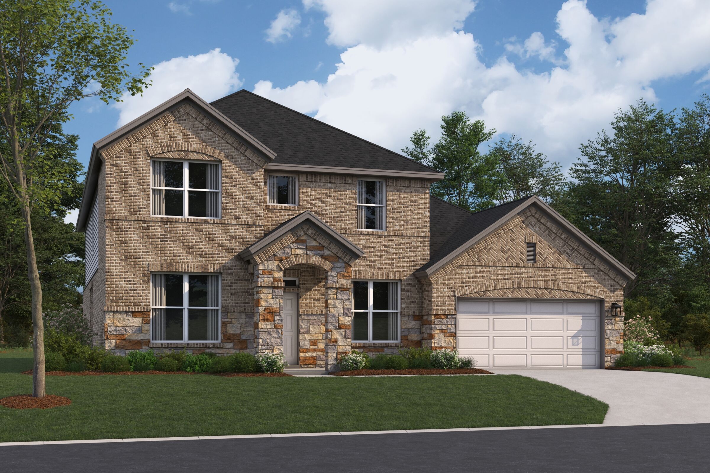Dickinson - Barksdale: Leander, Texas - M/I Homes