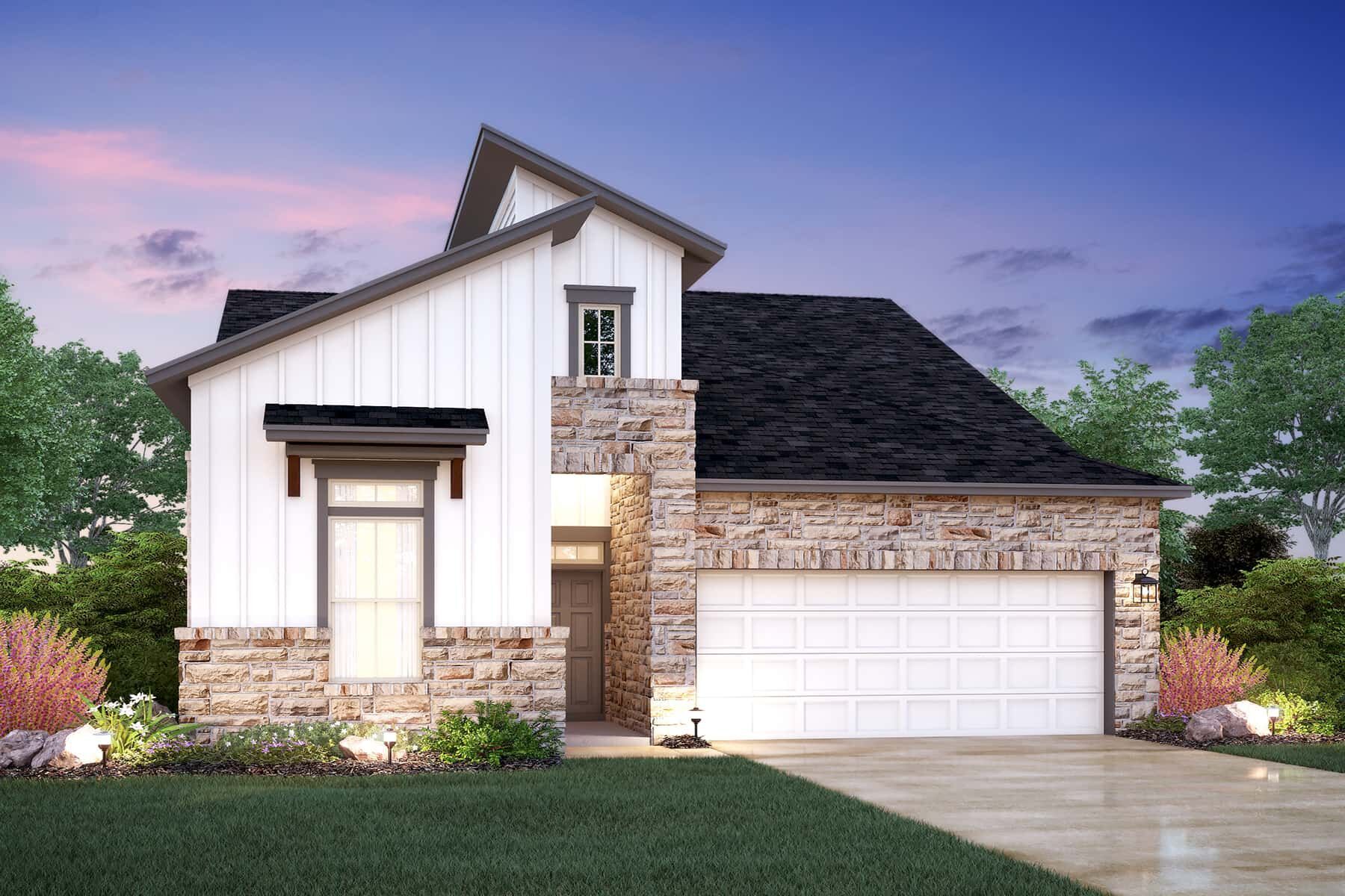 Galloway - Estancia West: Manchaca, Texas - M/I Homes