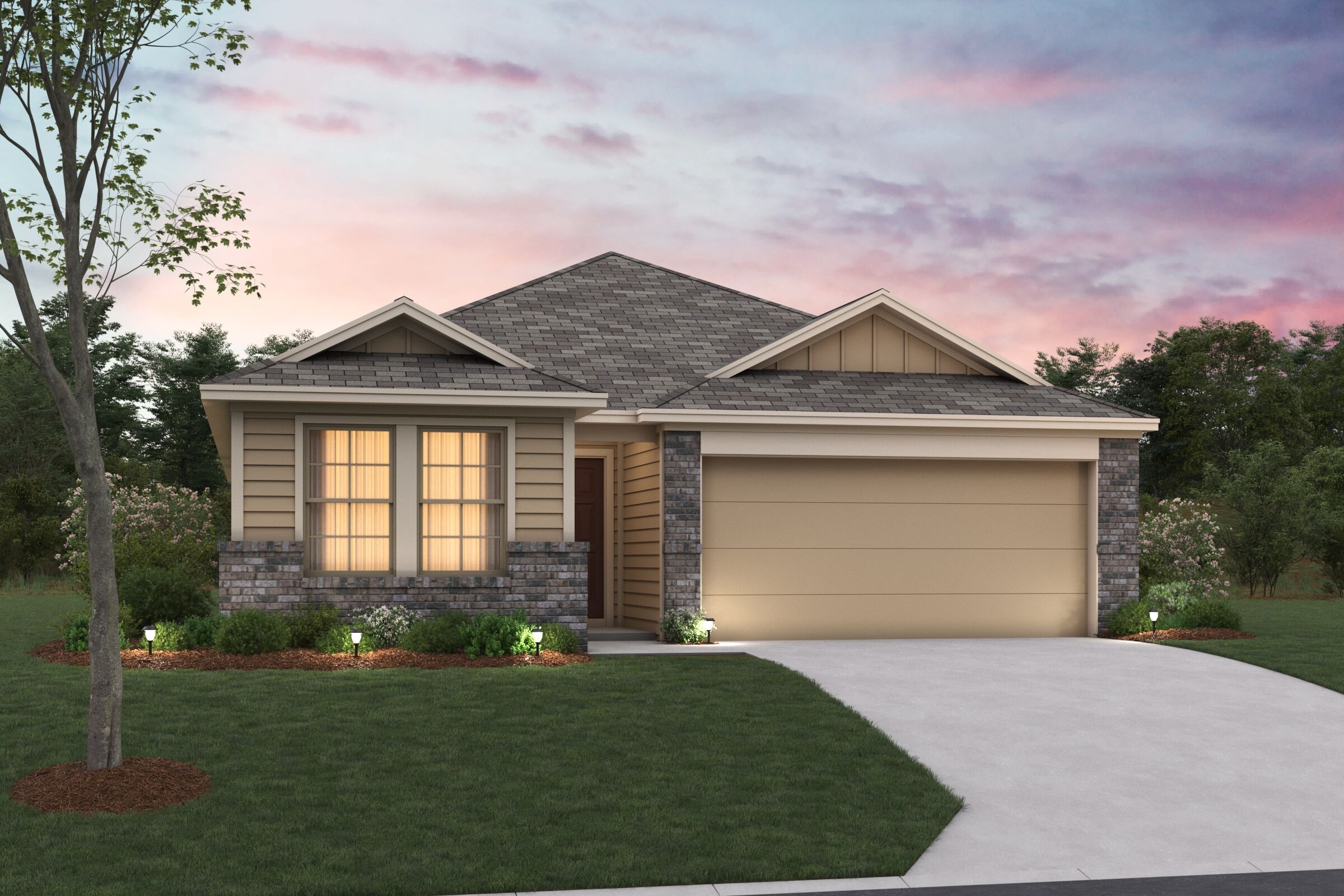 Dawson I - Marble Creek Crossing: Austin, Texas - M/I Homes