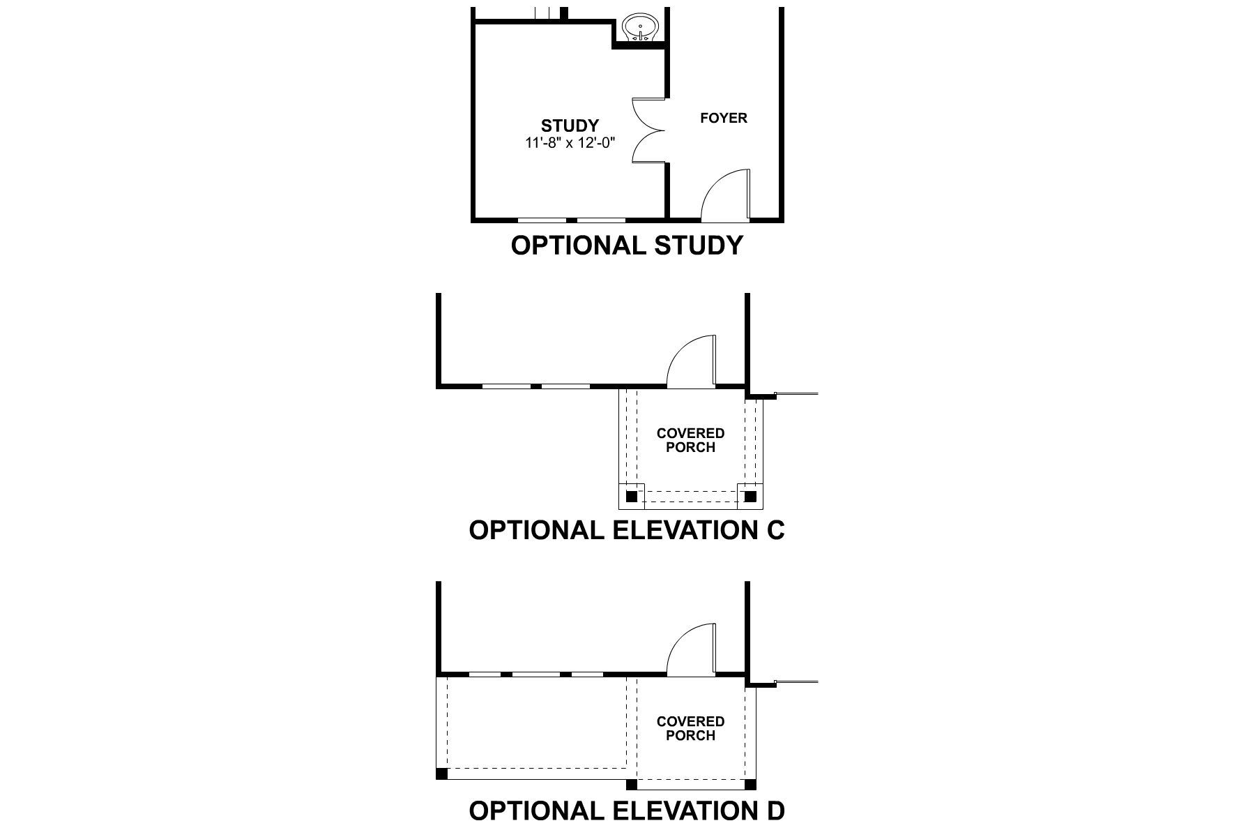 Hudson First Floor Options