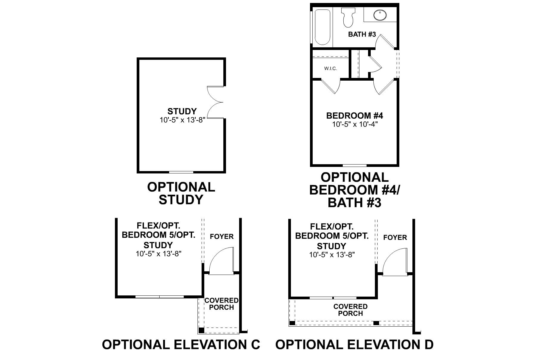 Madison First Floor Options
