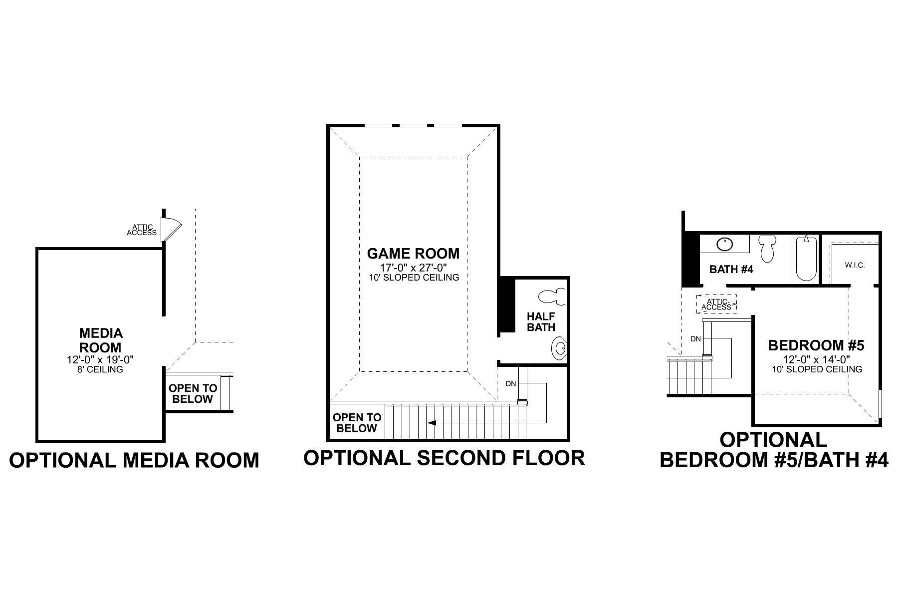 Nolan Second Floor Options