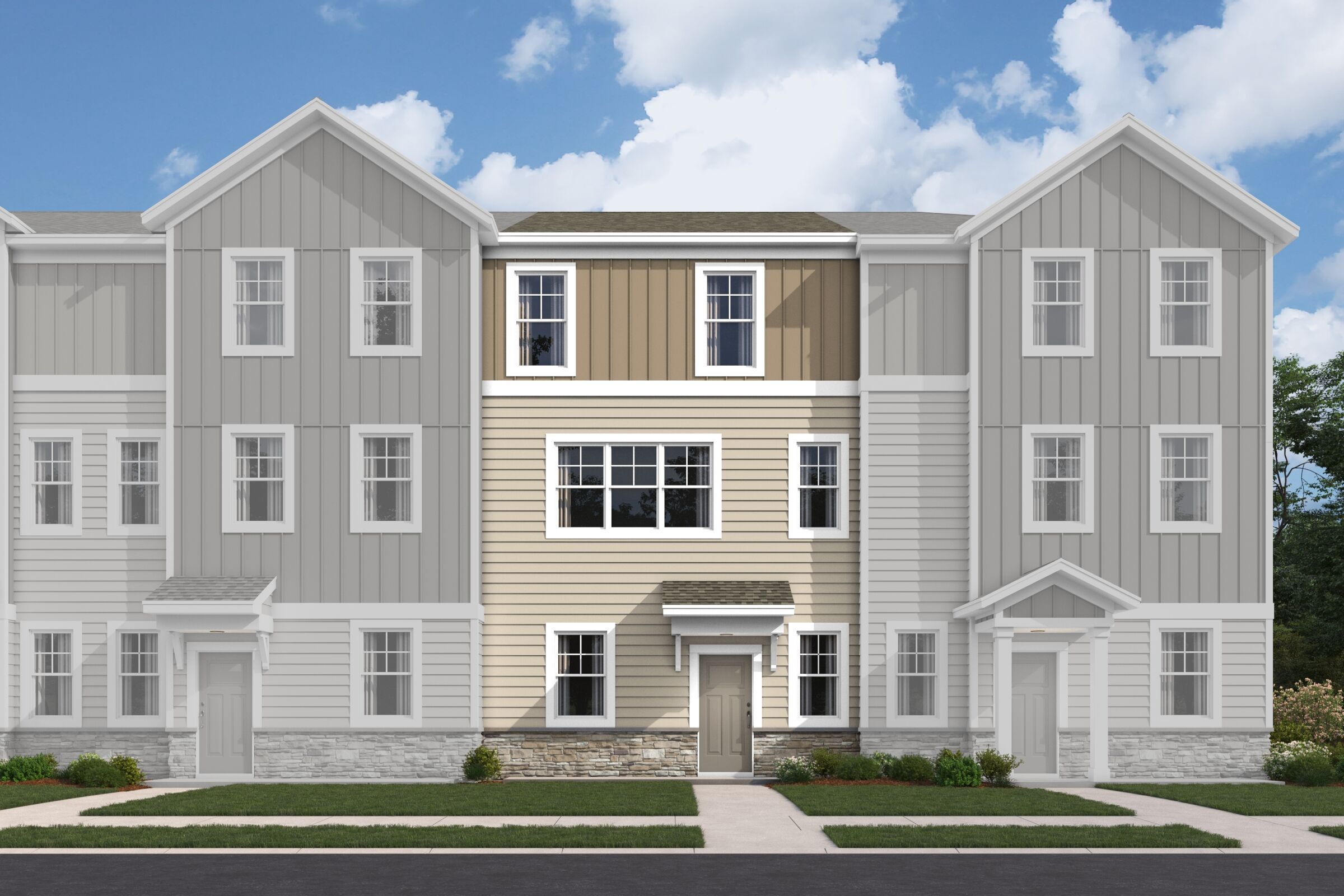 Athens II - Parkside Townhomes: Ramsey, Minnesota - M/I Homes