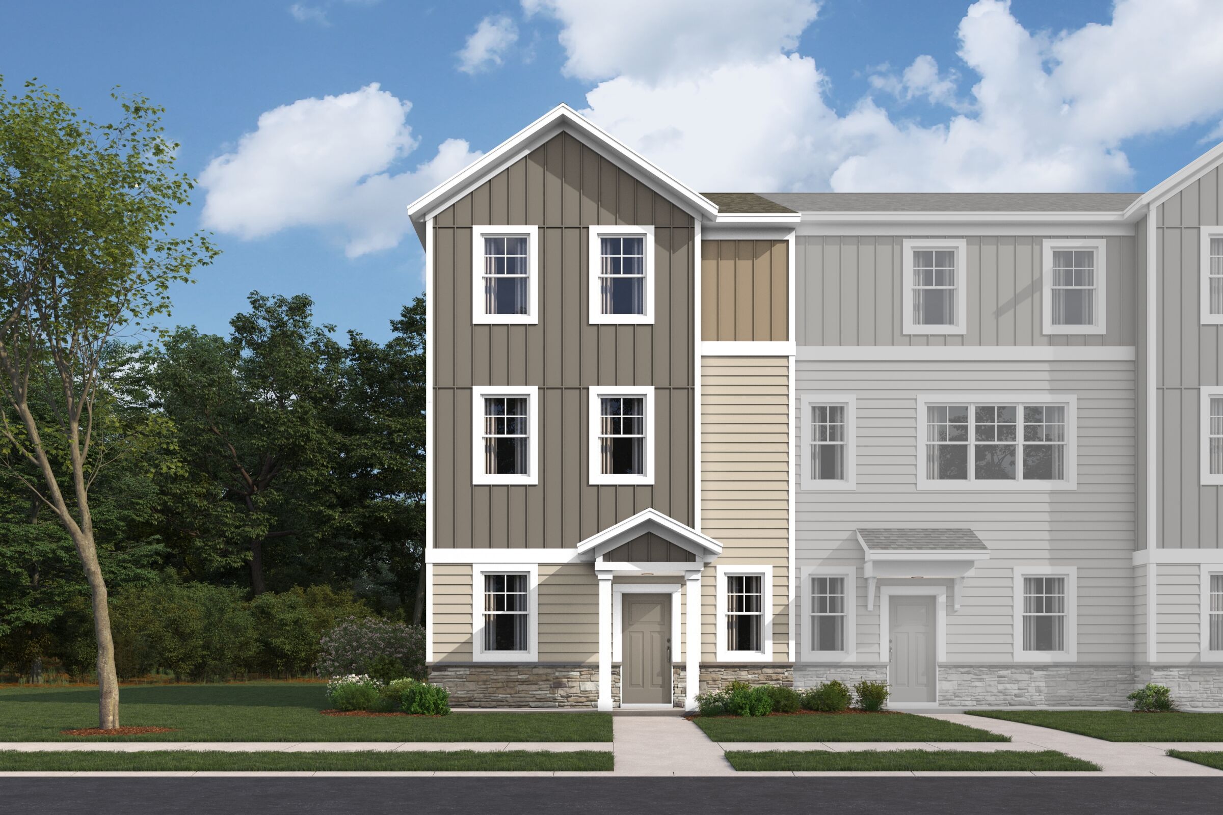 Capri - Parkside Townhomes: Ramsey, Minnesota - M/I Homes