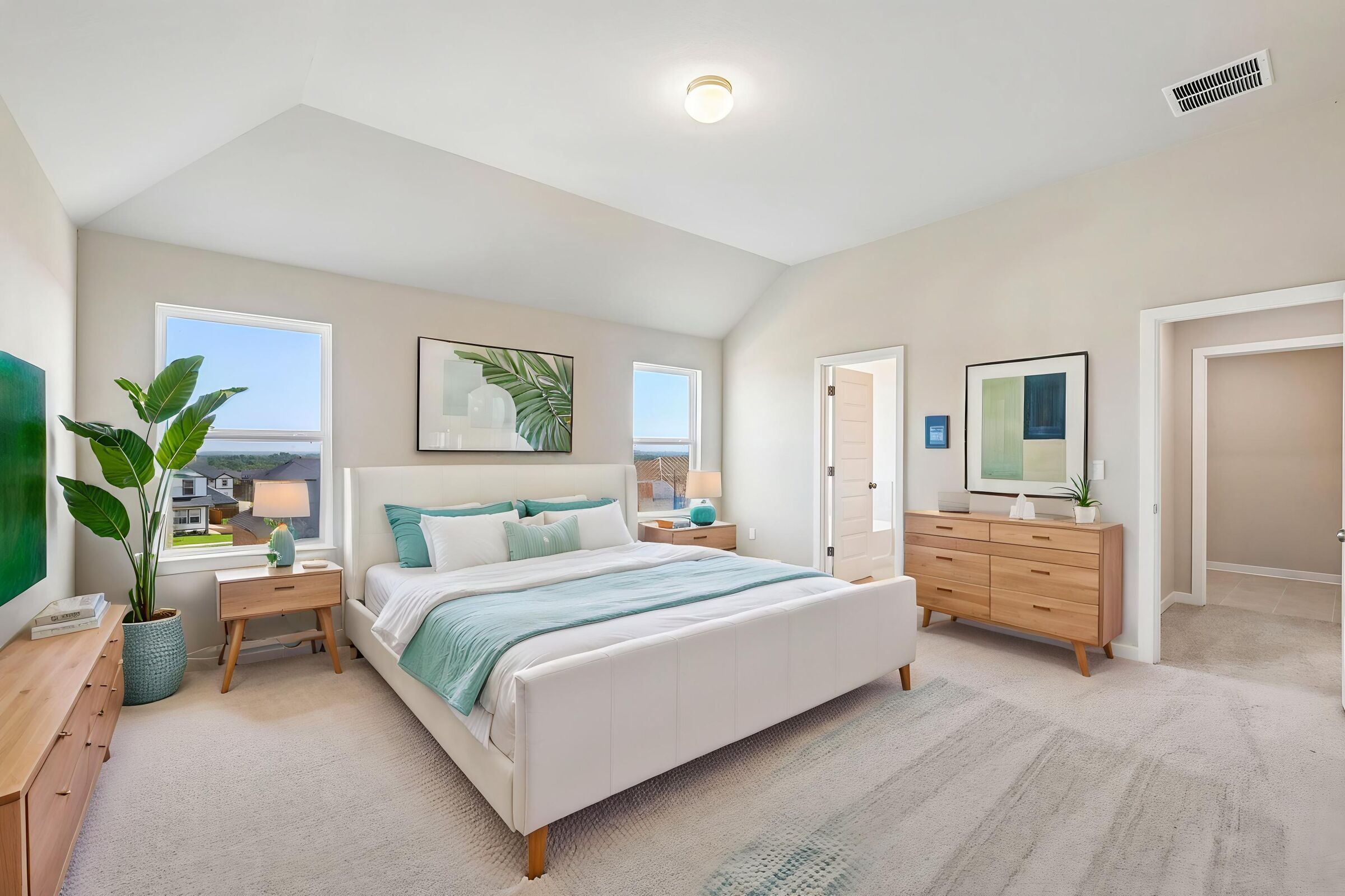 Primary Bedroom - Virtually Staged - Representational Photo