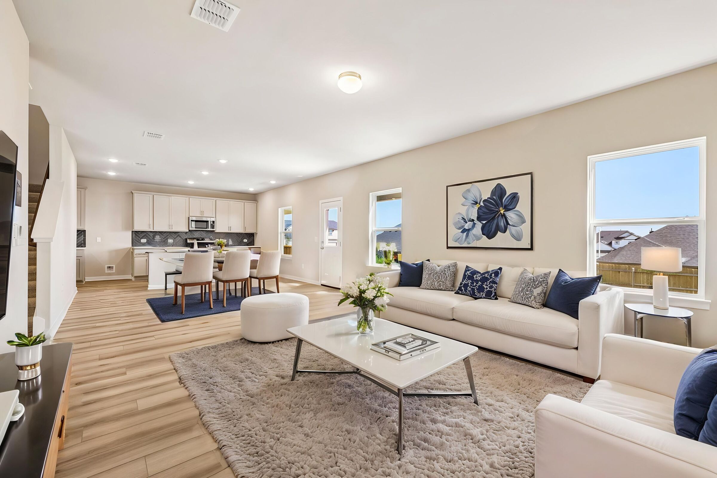 Living Room - Virtually Staged - Representational Photo