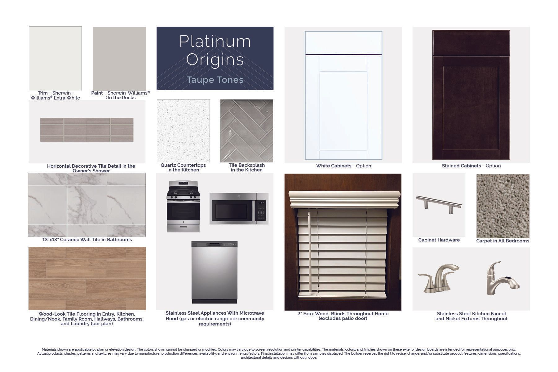 Platinum Origins Package - Taupe Tones