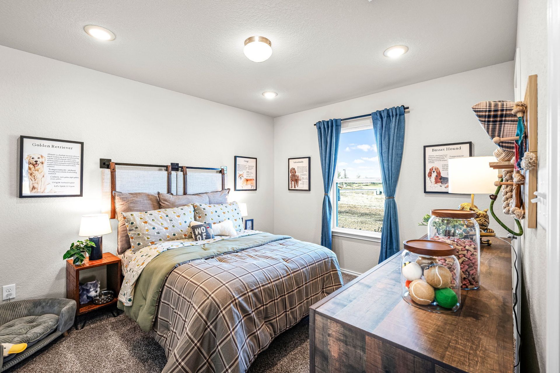 These are the secondary bedrooms of the Hawkins plan and is the model home in Carillon at 13305 E...