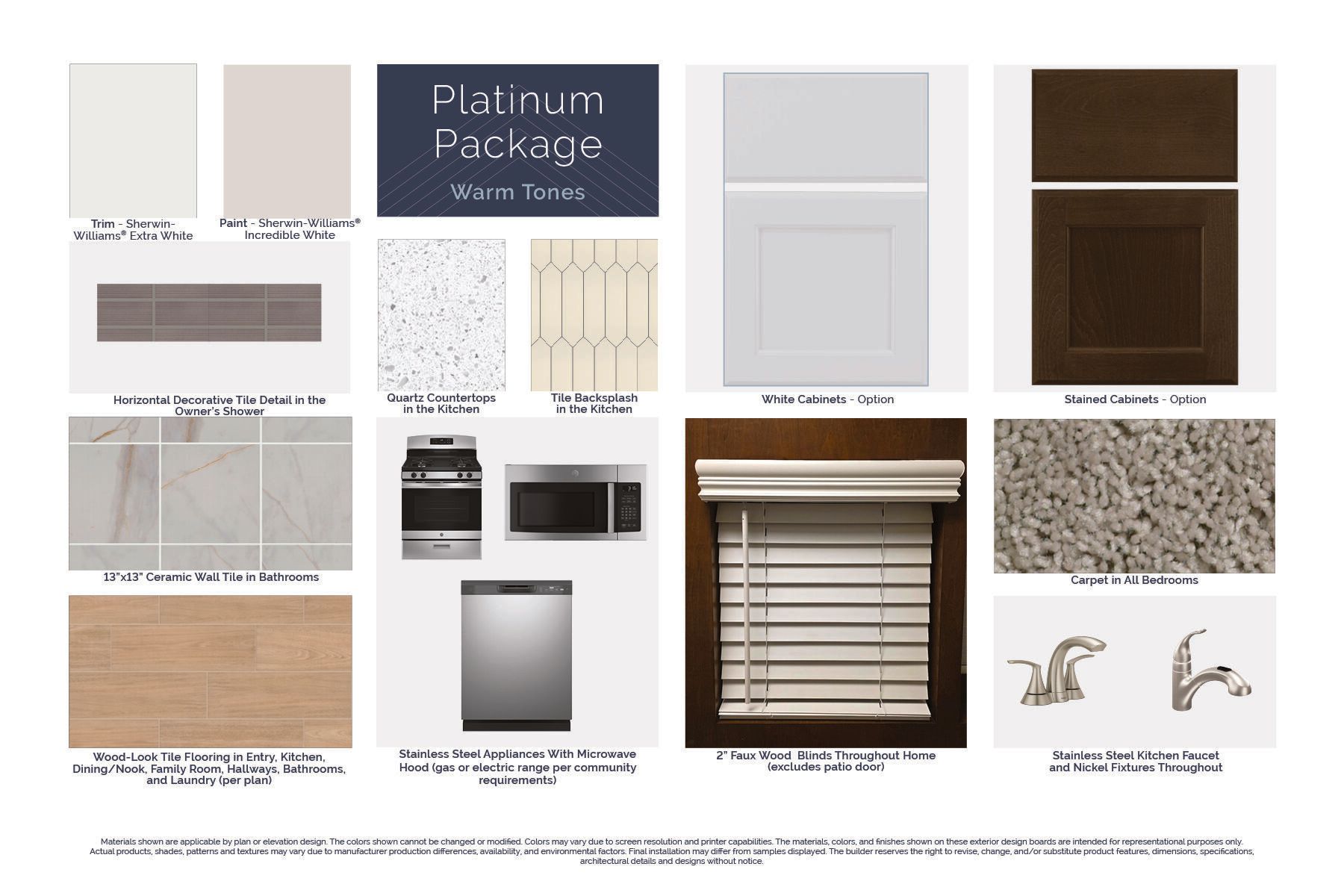 Platinum Package - Warm Tones