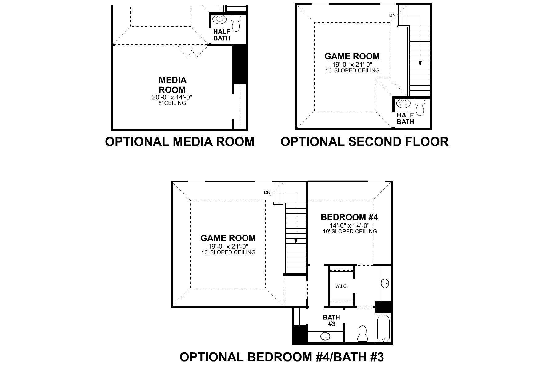Brazos Second Floor Options