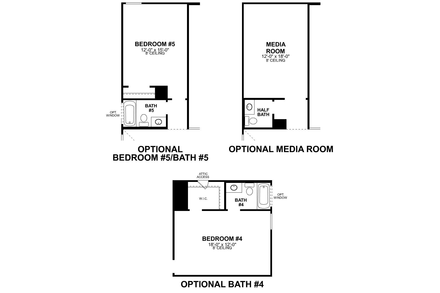 Caspano Second Floor Options