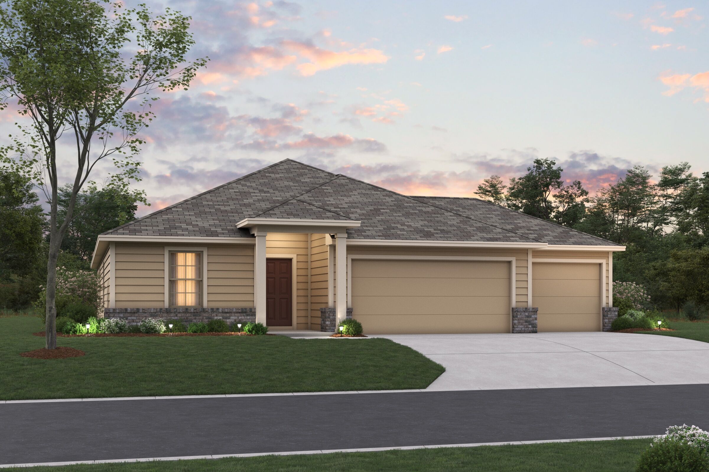 Balboa - Hickory Ridge Estates: Elmendorf, Texas - M/I Homes