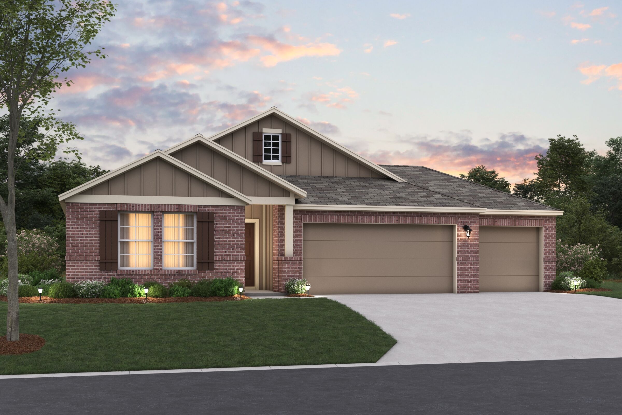 Kingsley - Hickory Ridge Estates: Elmendorf, Texas - M/I Homes