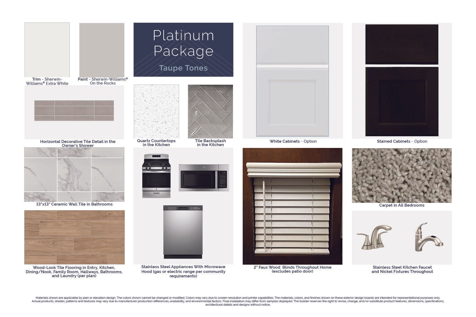 Platinum Package - Taupe Tones