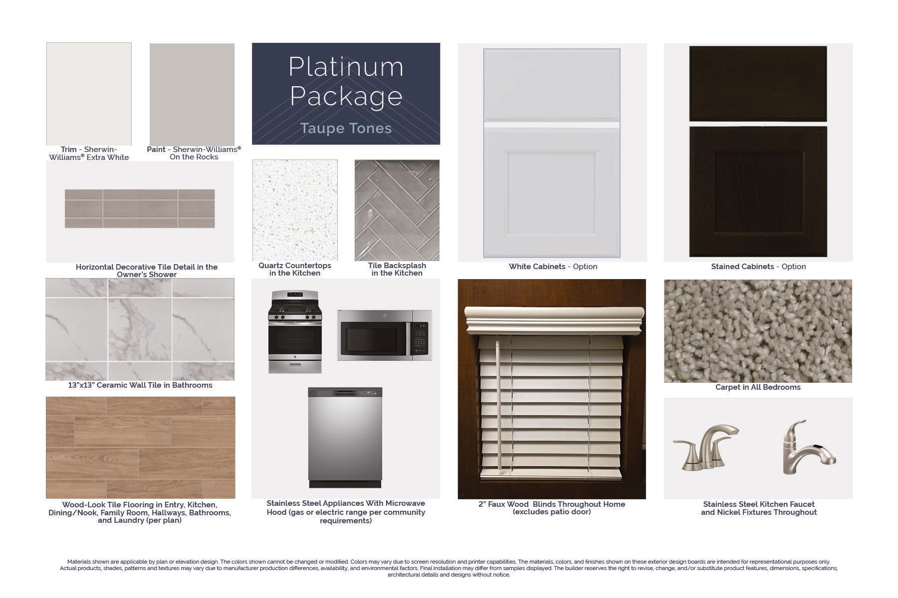 Platinum Package - Taupe Tones