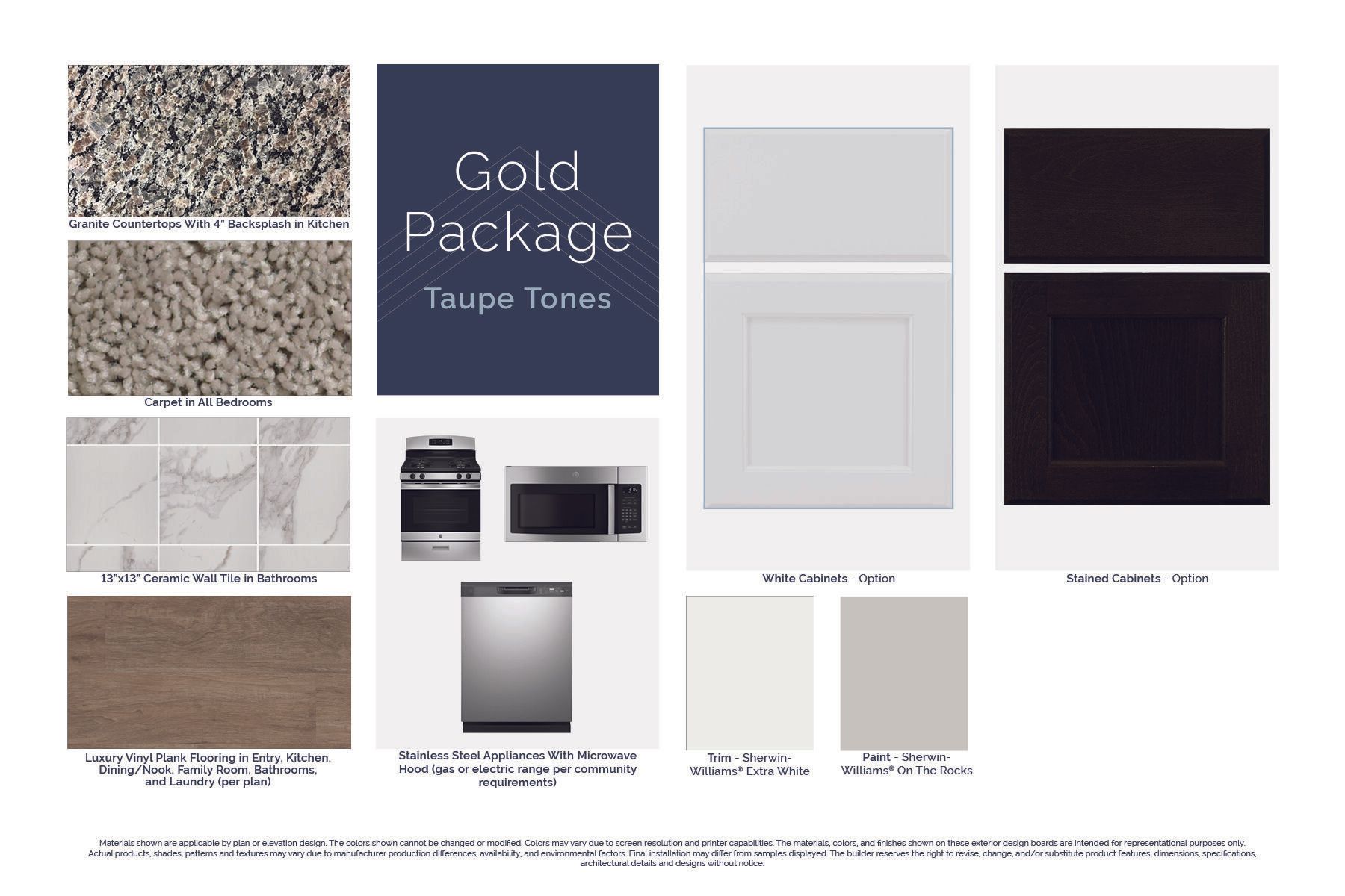 Gold Package - Taupe Tones
