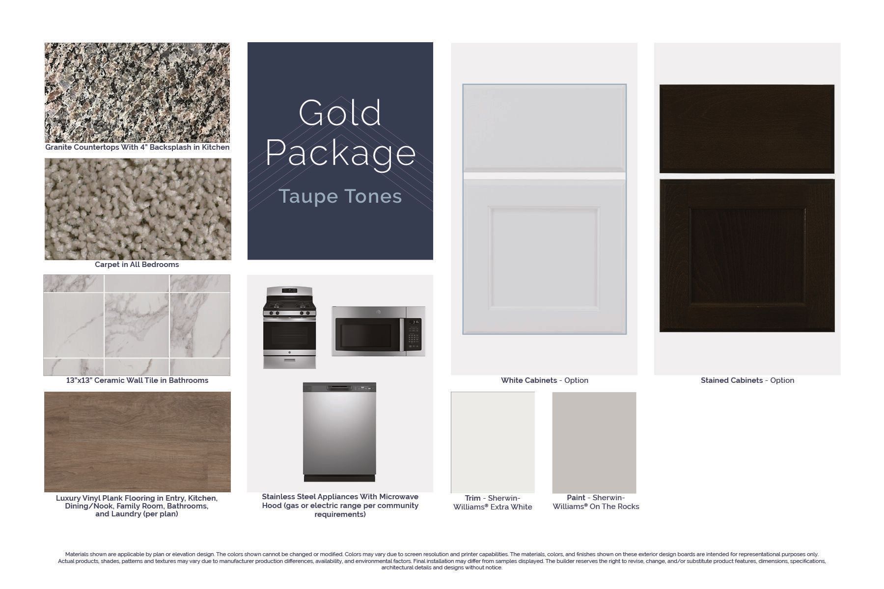 Gold Package - Taupe Tones