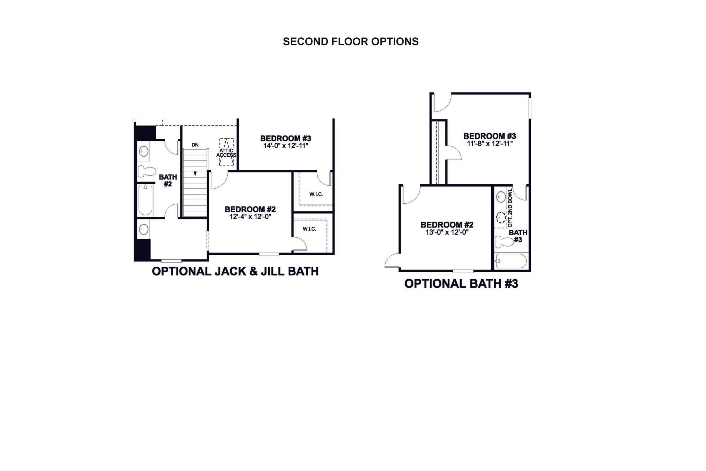 Dogwood second floor options