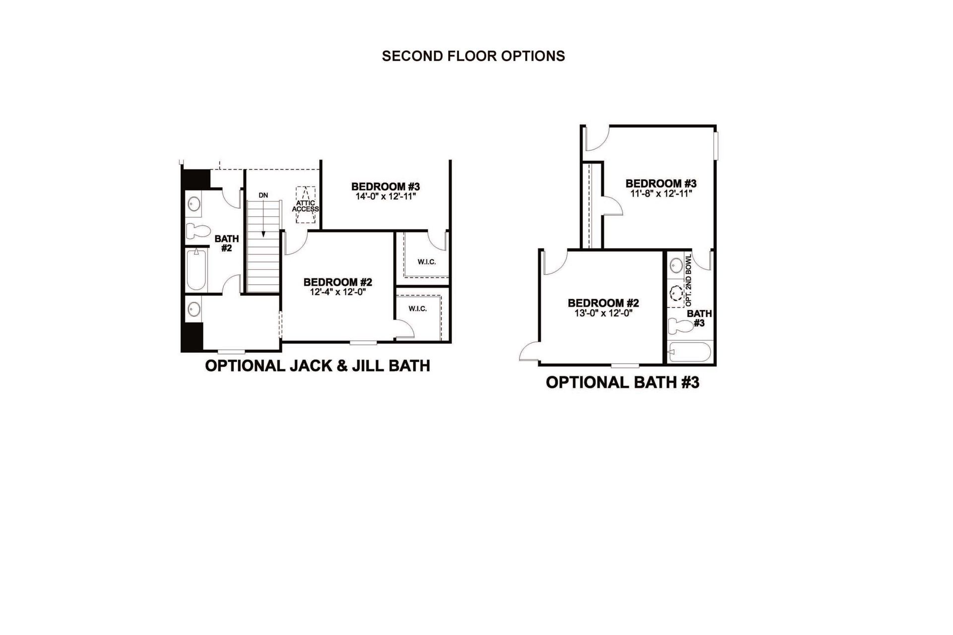 Dogwood second floor options