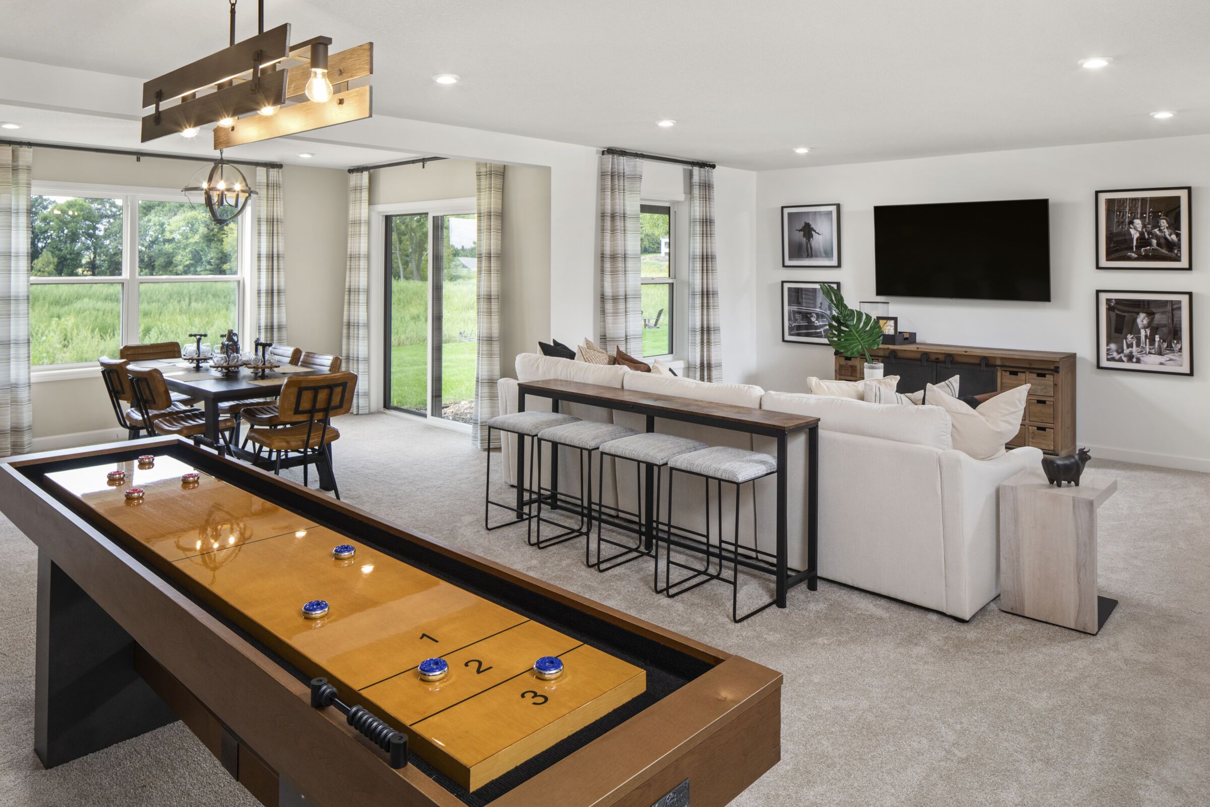 Lower Level Recreation Room - Representational Photo