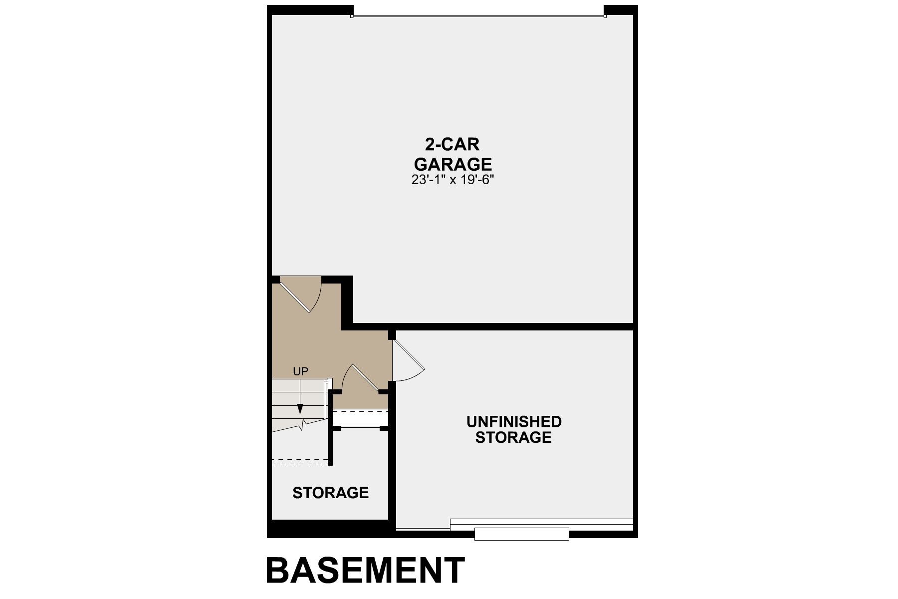 Brooks Floorplan - Basement