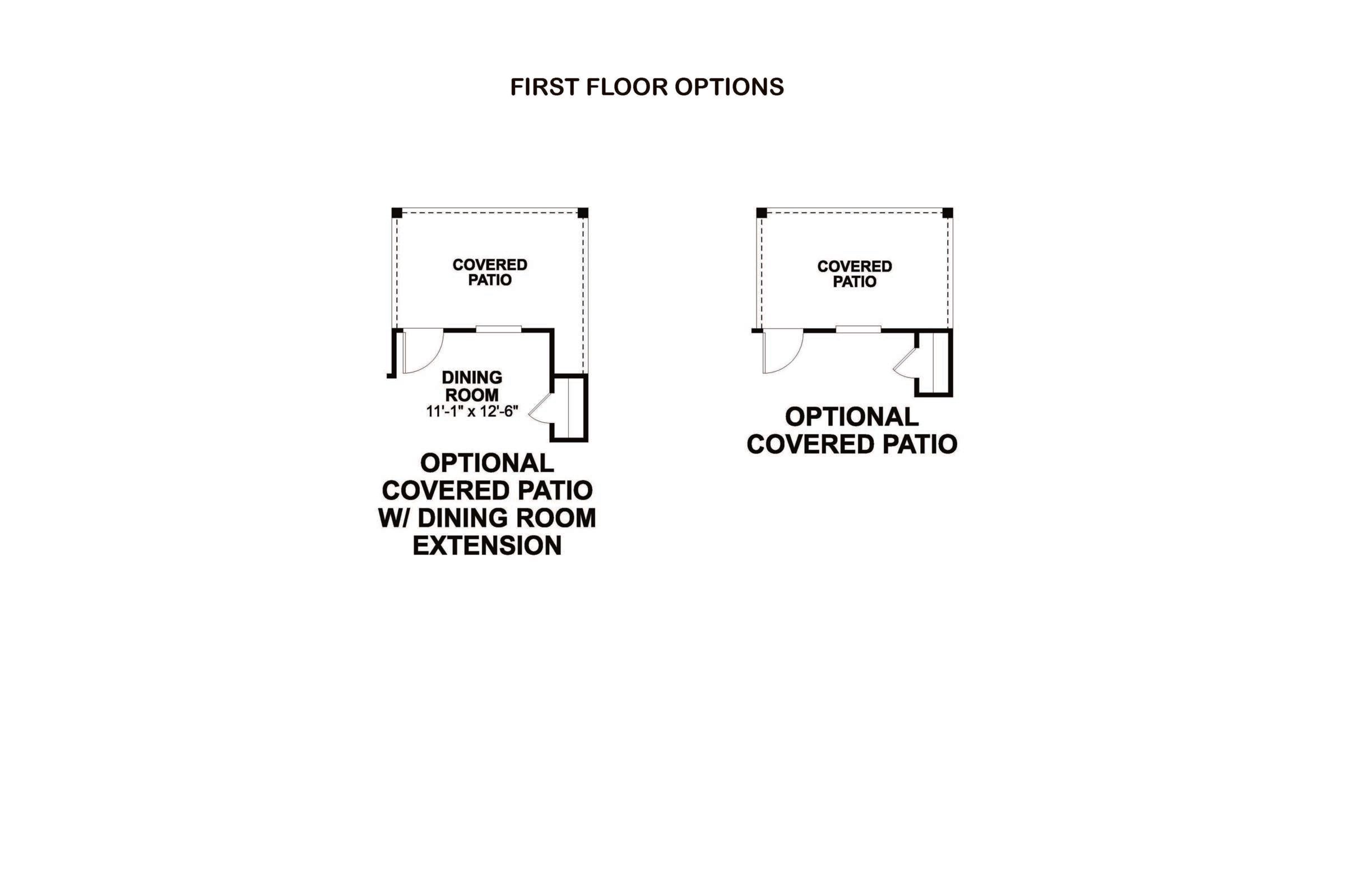 Wisteria First Floor Options