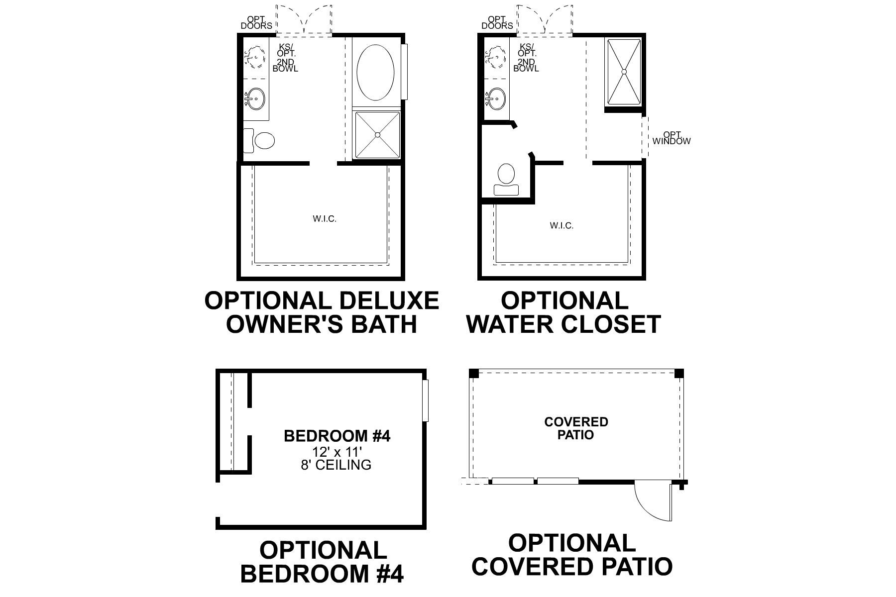 Boone First Floor Options