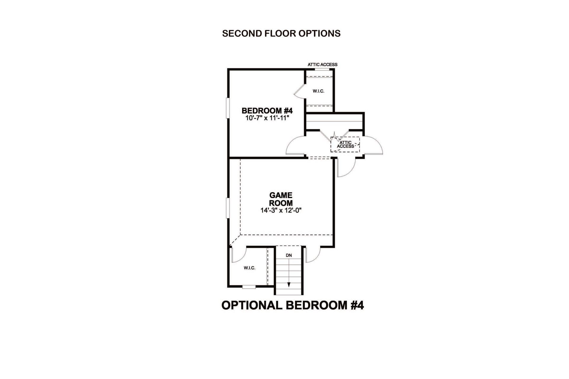 Gardenia second floor options