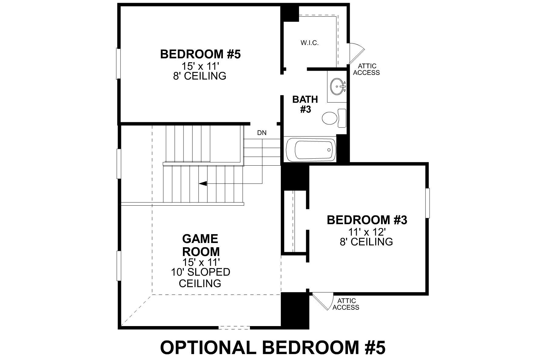 Livingston Second Floor Options