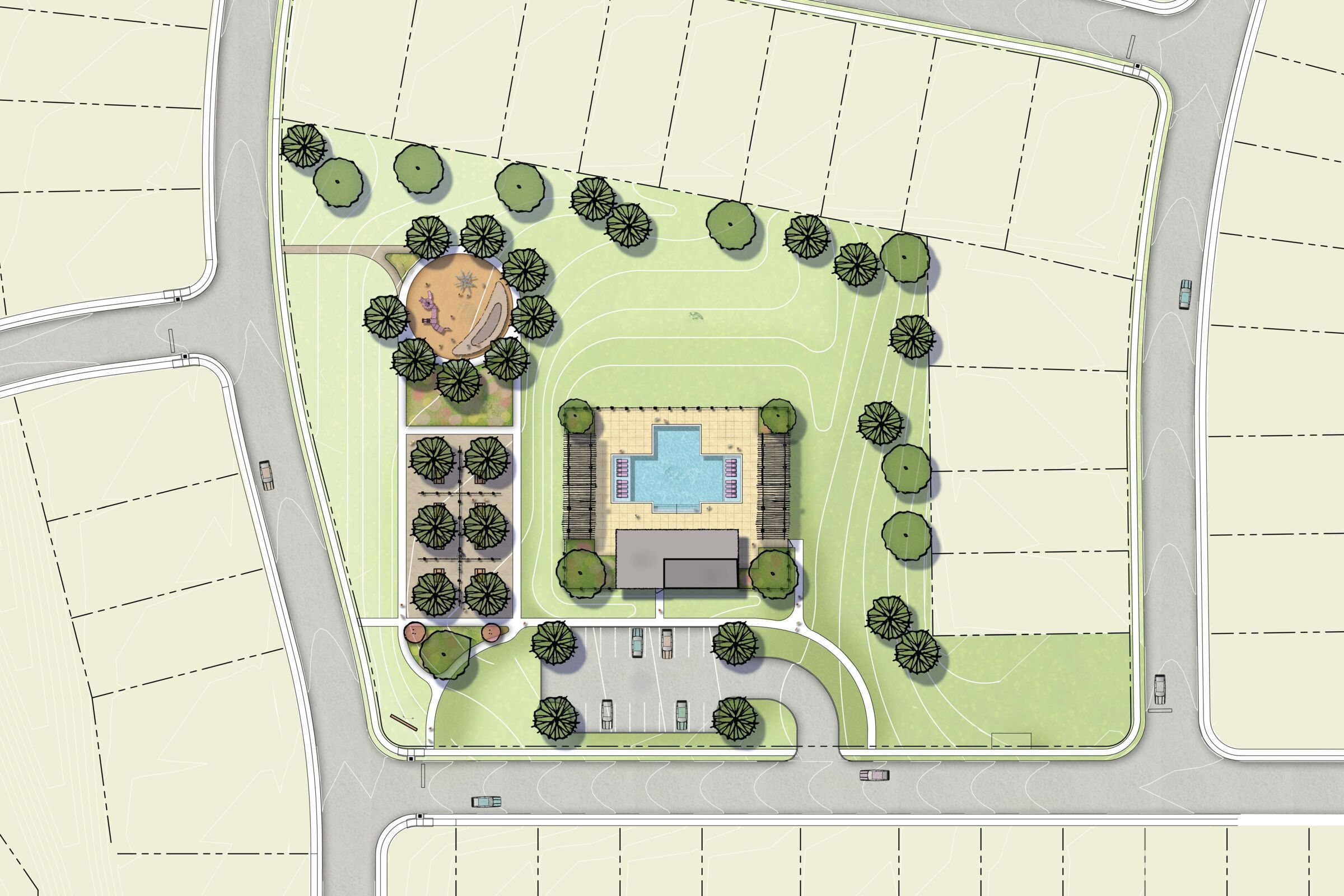 Willow Springs Amenity Center Rendering