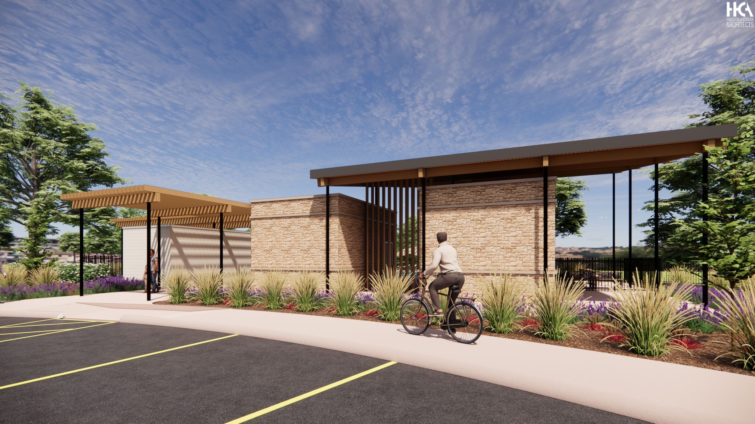 Rendering of Amenity Center at Colony at Cole Springs