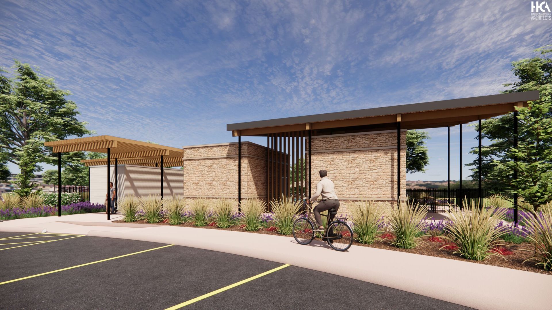 Rendering of Amenity Center at Colony at Cole Springs