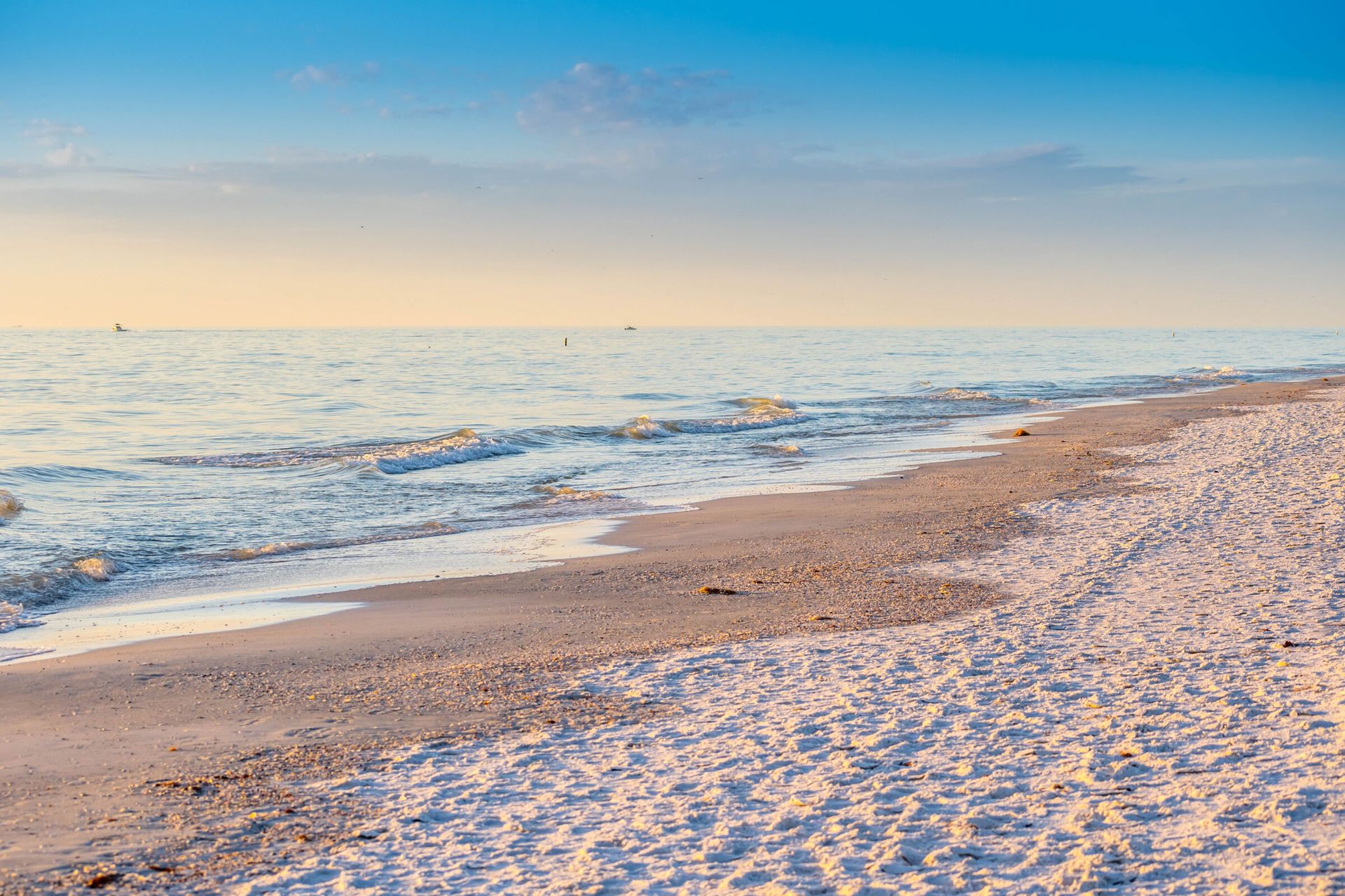 Beach shoreline