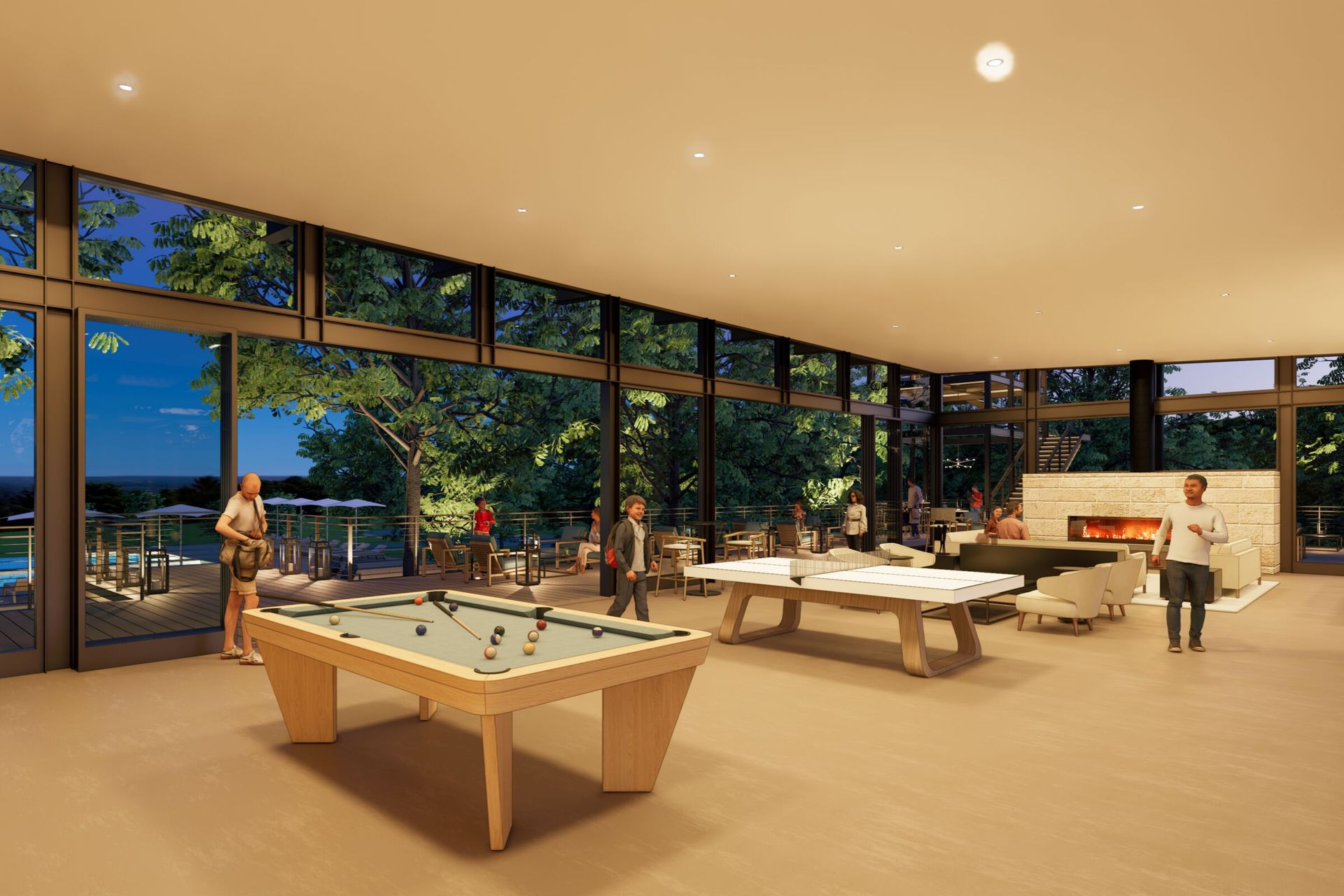 Amenity Center Rendering